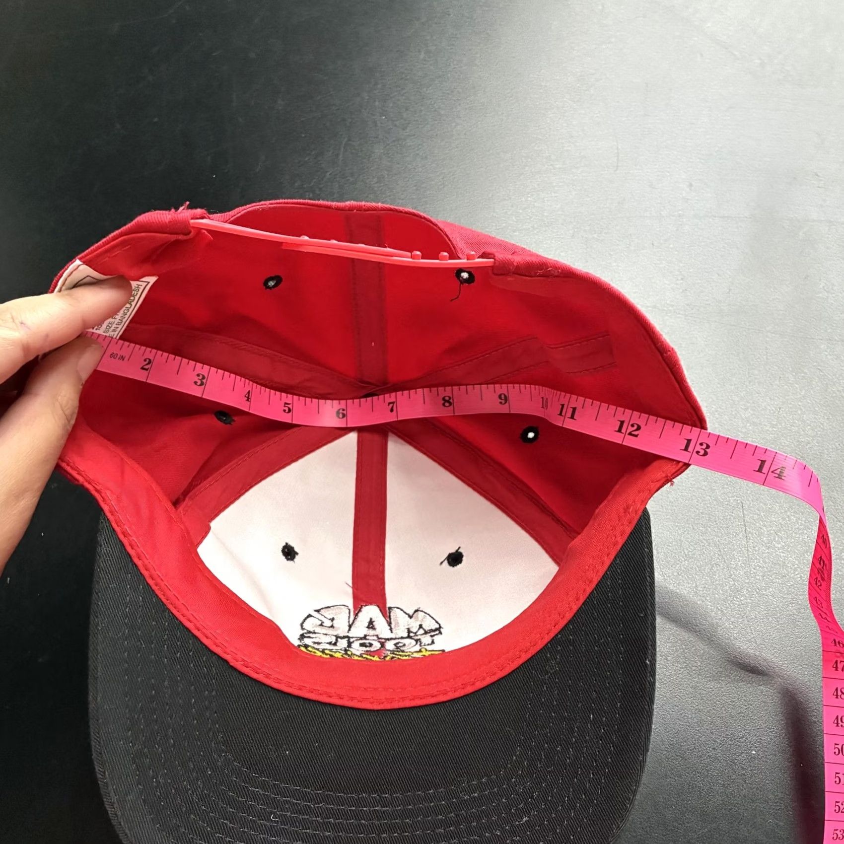 Vintage Kudzu Hat Mens One Size Red Cap Snap Back Mac Tools Racing Embroidered Logo Size ONE SIZE - 6 Thumbnail