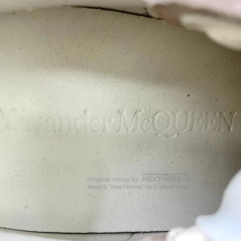 Alexander McQueen Alexander Mcqueen Pink lace-tailed casual flat sneakers Size US 7 / IT 37 - 7 Thumbnail