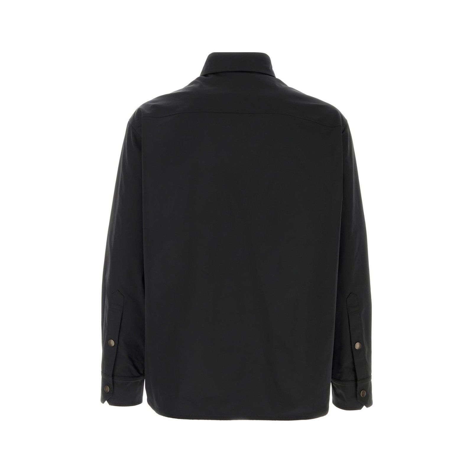 Valentino VALENTINO Black Stretch Polyester Shirt New & Authentic (Men Size US L / EU 52-54 / 3 - 2 Thumbnail