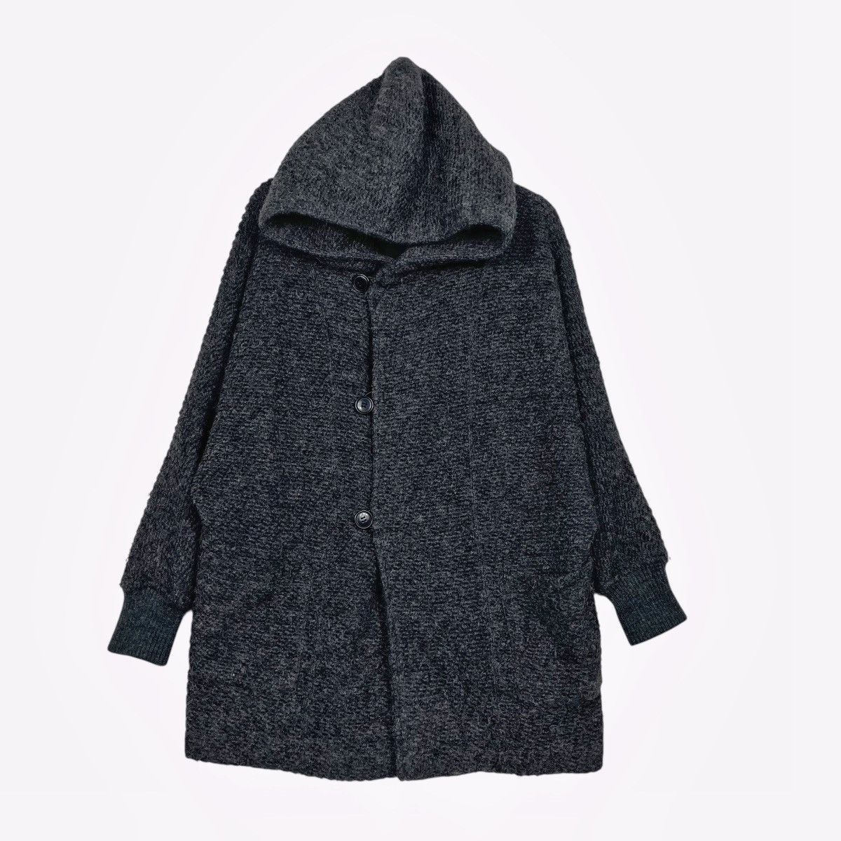 Zucca Zucca Hooded Black Jacket Size US M / EU 48-50 / 2 - 1 Thumbnail