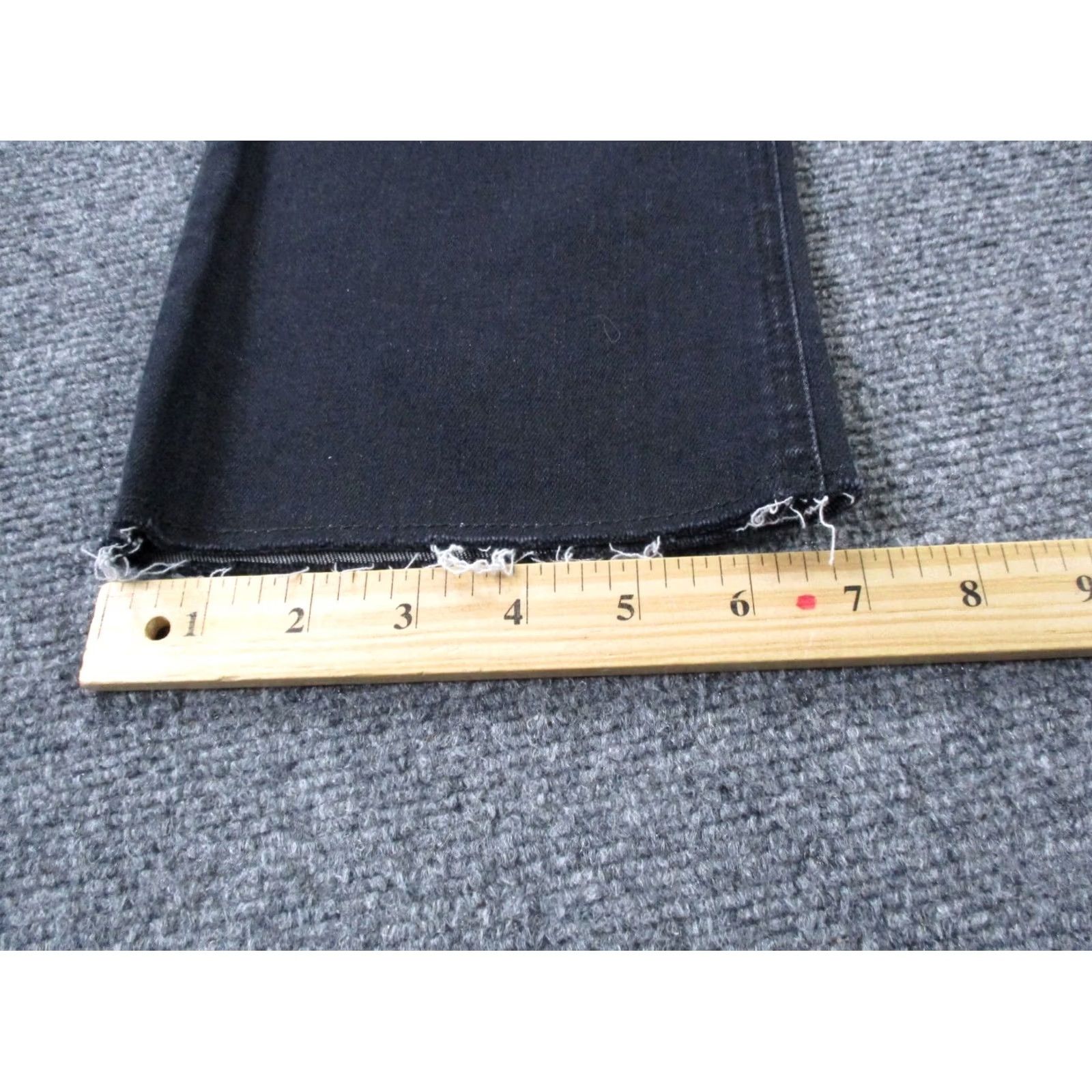 J.Crew J.CREW Jeans Womens 27 Black Denim Demi Boot Crop Frayed Stretch NEW Jeans Women 27 Black Denim Bootcut Modern Size 28" / US 6 / IT 42 - 5 Thumbnail