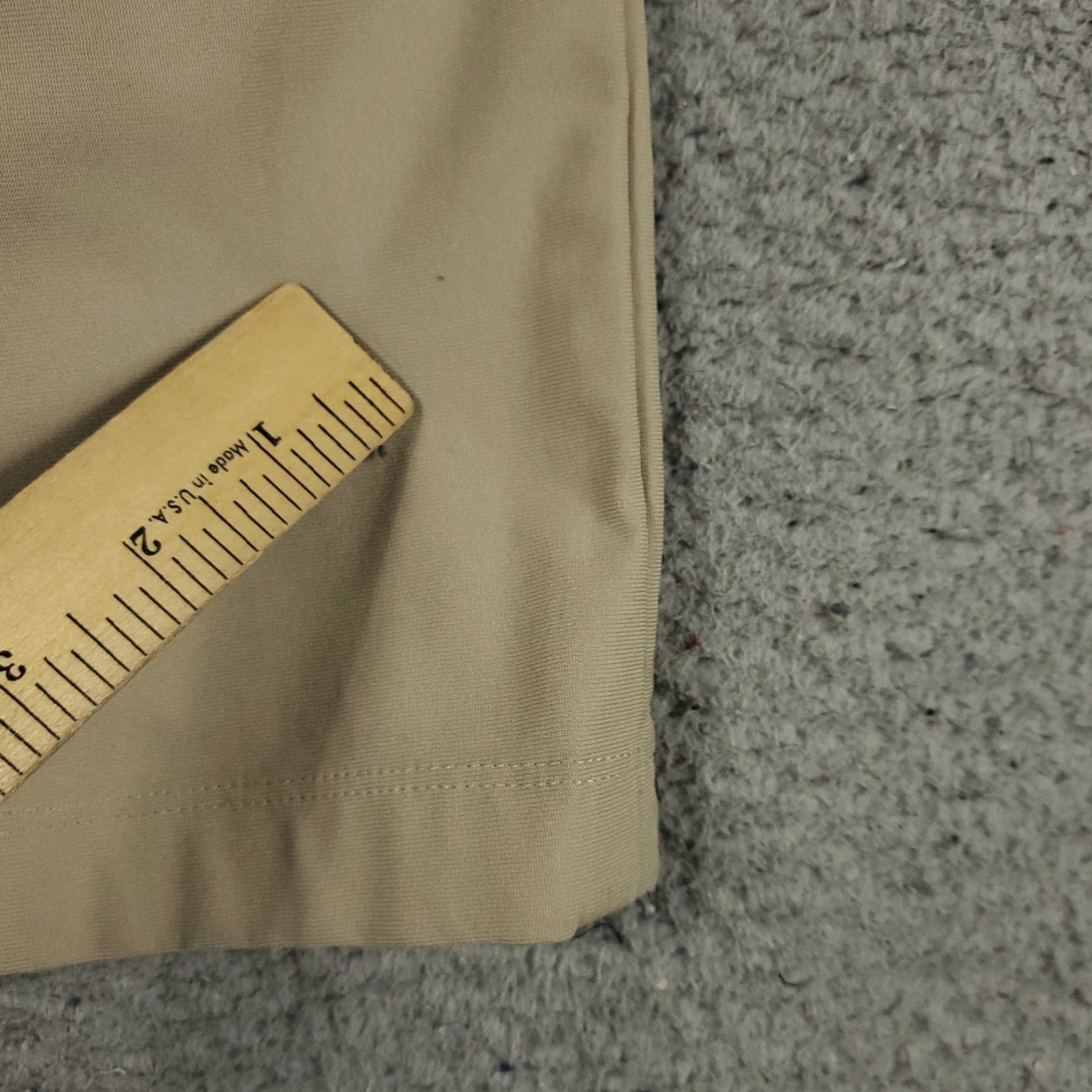 Lululemon Lululemon Pants Mens 34x29 Beige Commission Slash Pockets Chino Trousers - Flat Front, Regular Fit, Polyester, Machine Washable, Slash Pocket, Beig e? Size US 34 / EU 50 - 3 Thumbnail