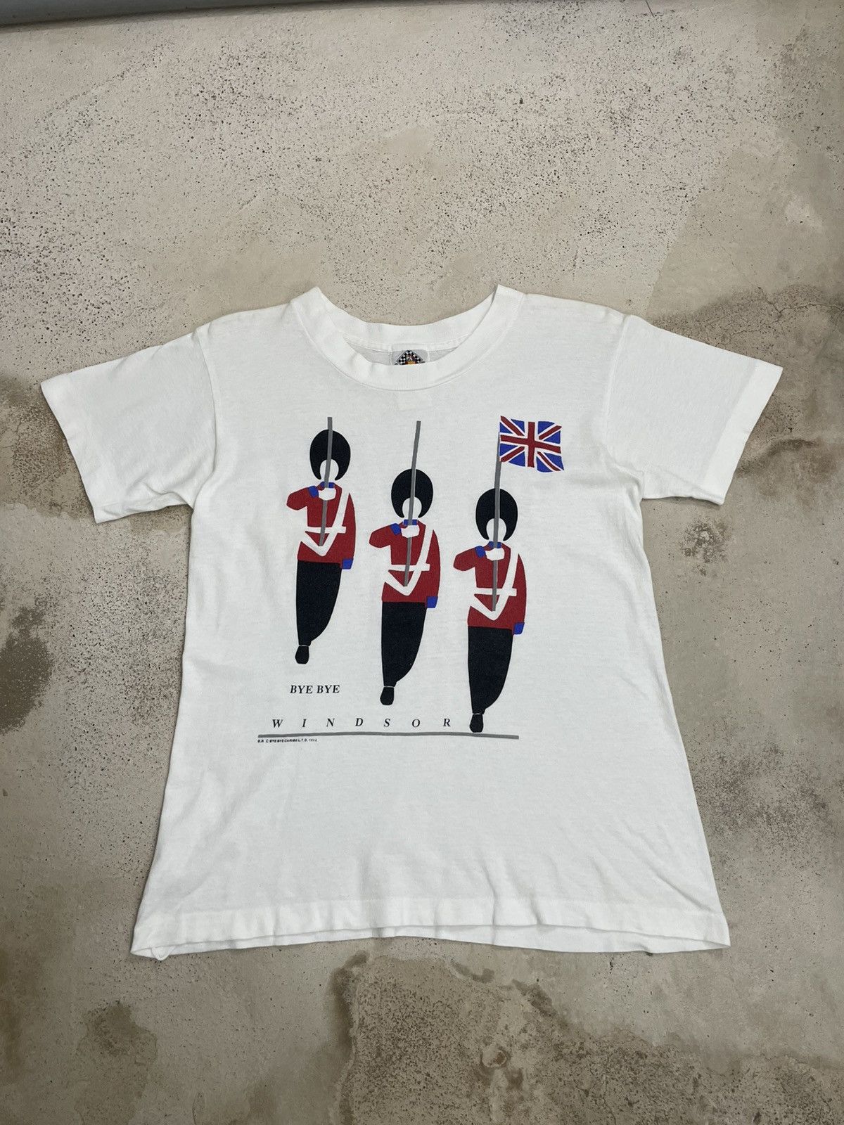 Vintage Bye Bye Windsor 1992 Caribe L., T. D. Union Jack Size US S / EU 44-46 / 1 - 1 Thumbnail