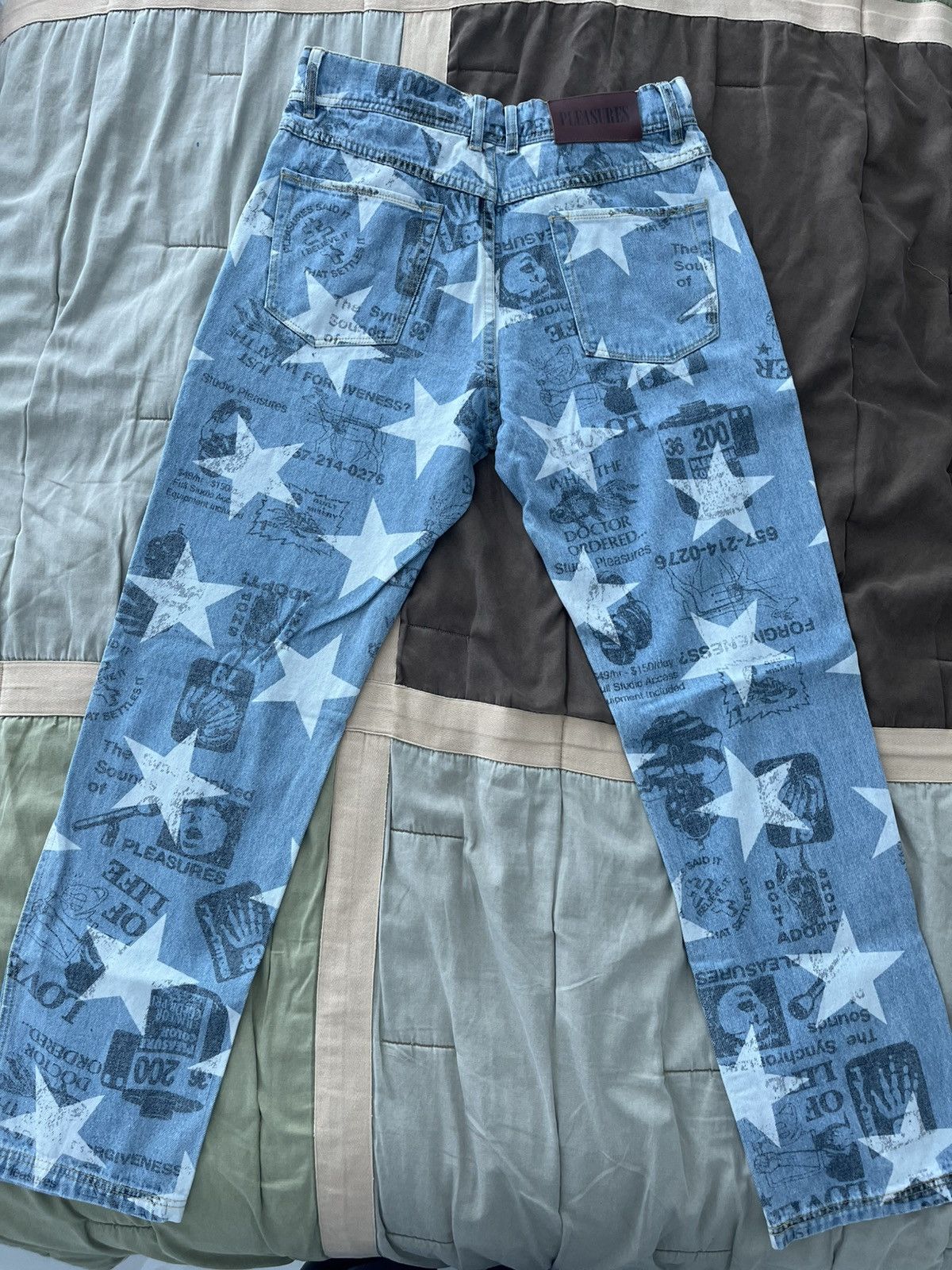Pleasures PLEASURES STAR PRINT DENIM Size US 32 / EU 48 - 3 Thumbnail