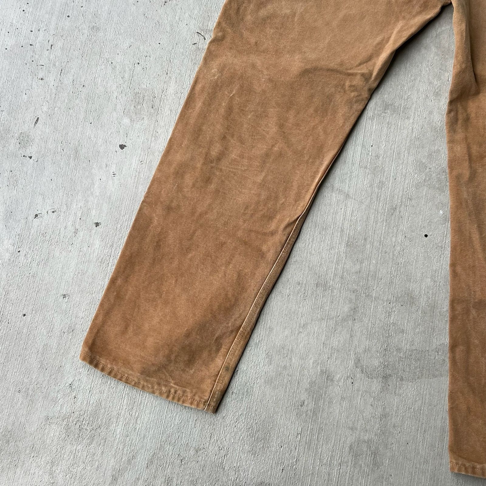 Carhartt × Vintage Carhartt brown double knee work wear carpenter pants Size US 33 - 10 Thumbnail