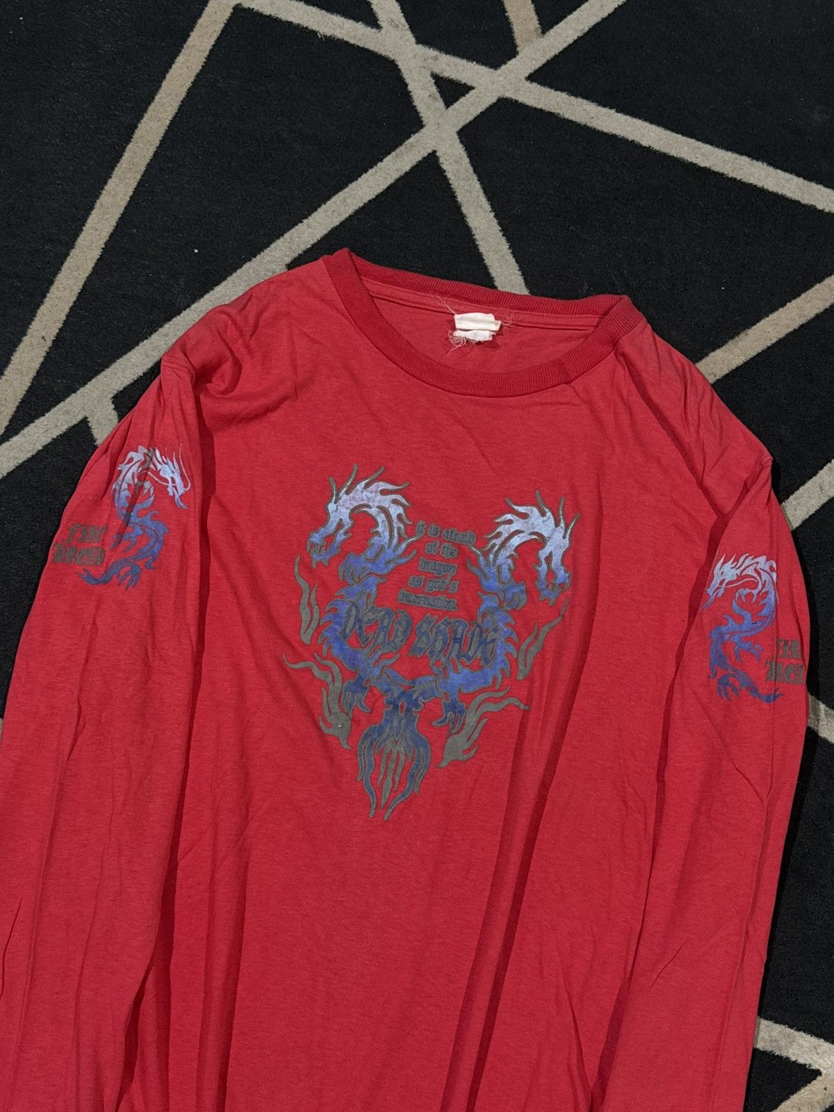 Hysteric Glamour Dragon Glitter Poem Long Sleeve Japanese Ifsix lgb styled Size US M / EU 48-50 / 2 - 3 Thumbnail