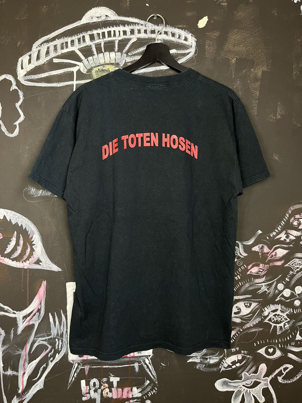 Band Tees × Vintage Vintage 90s Die Toten Hosen Punk Band Black Tee Size US L / EU 52-54 / 3 - 2 Thumbnail