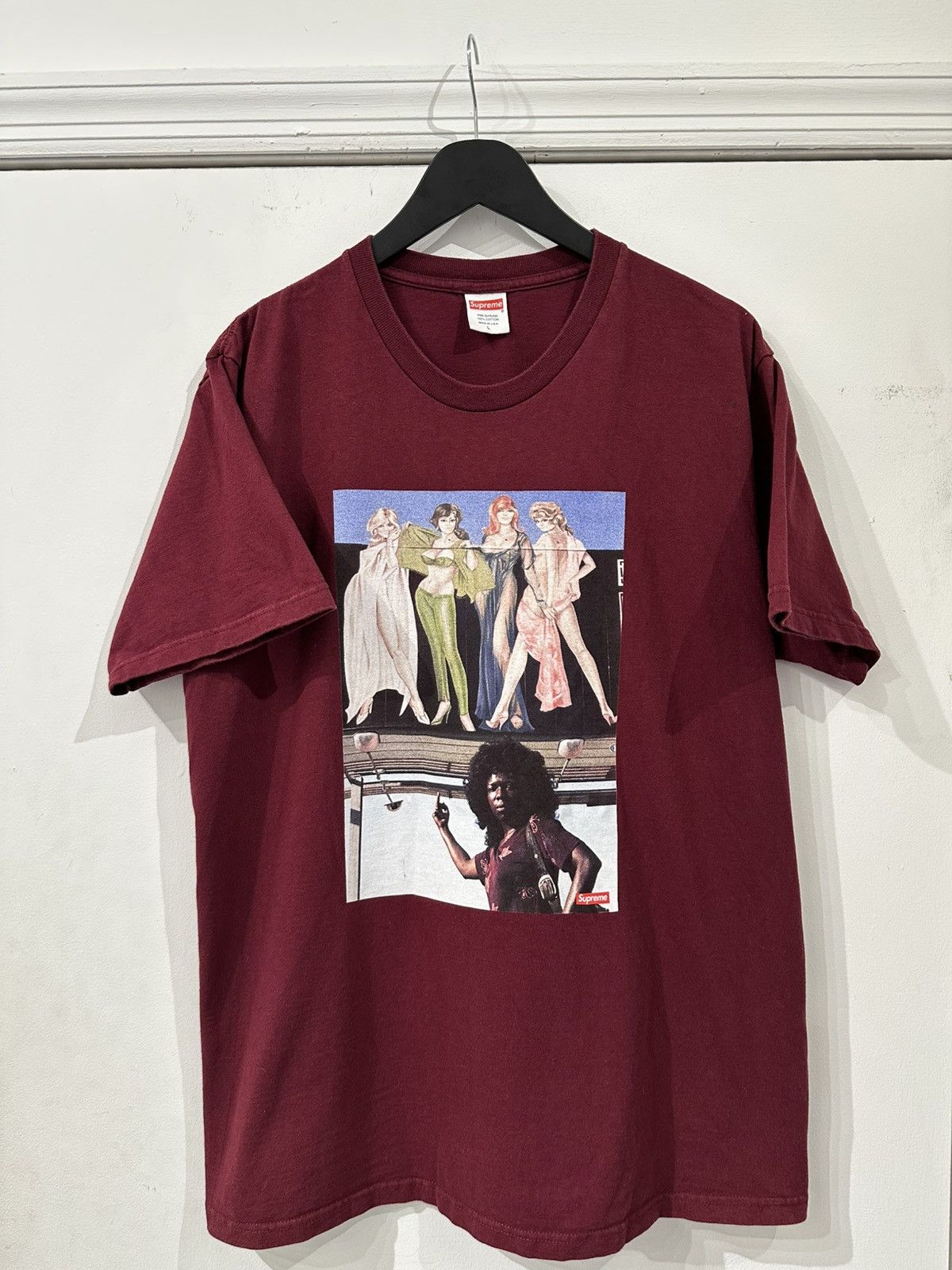 Supreme Supreme x Jacob Holdt “American Pictures” Tee Burgundy Sz L Size US L / EU 52-54 / 3 - 1 Thumbnail
