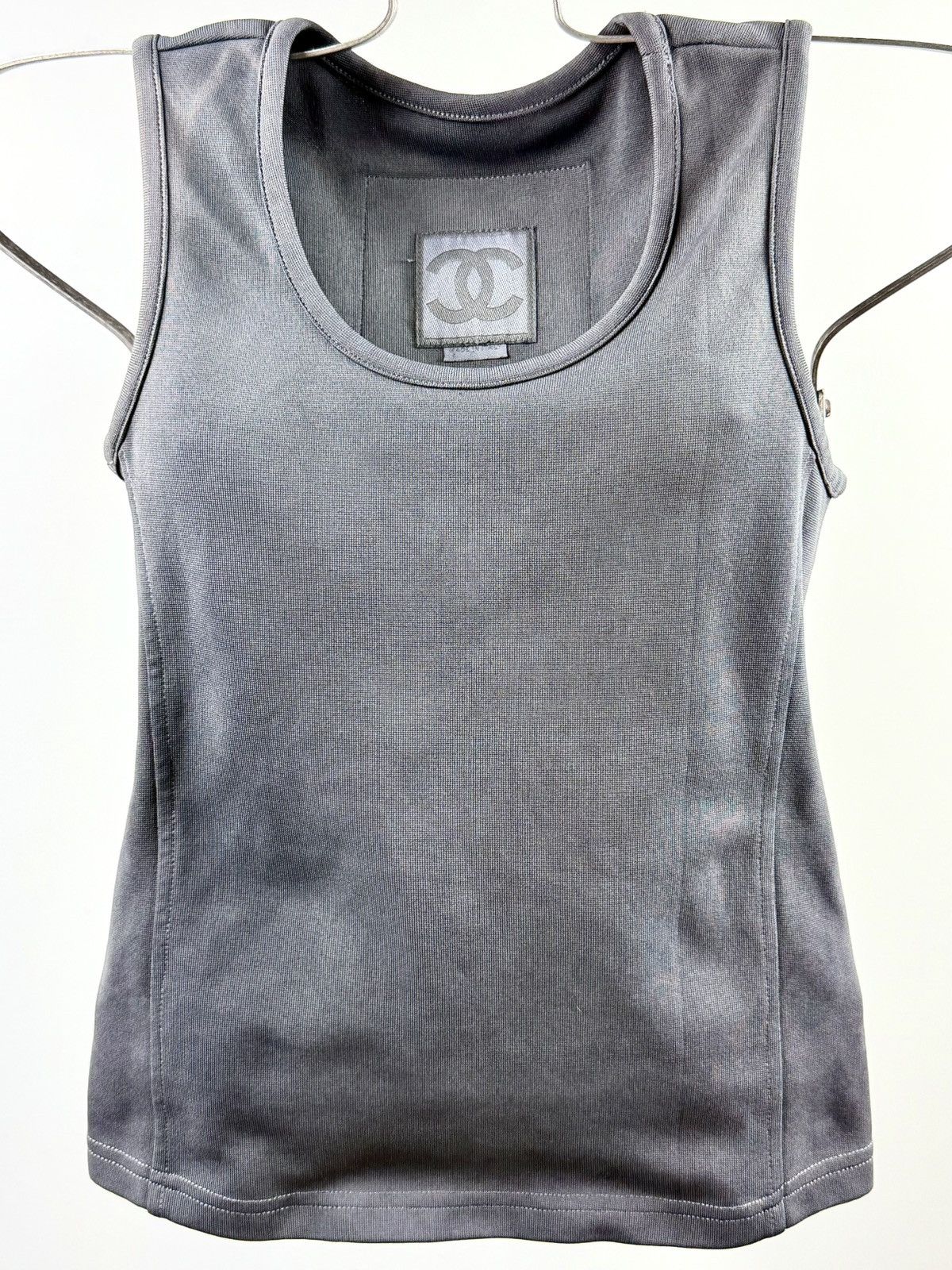 Chanel Chanel - Karl Lagerfeld - SS/01 - CC - Sports - Tank top Size XXS / US 00 / IT 34 - 2 Thumbnail