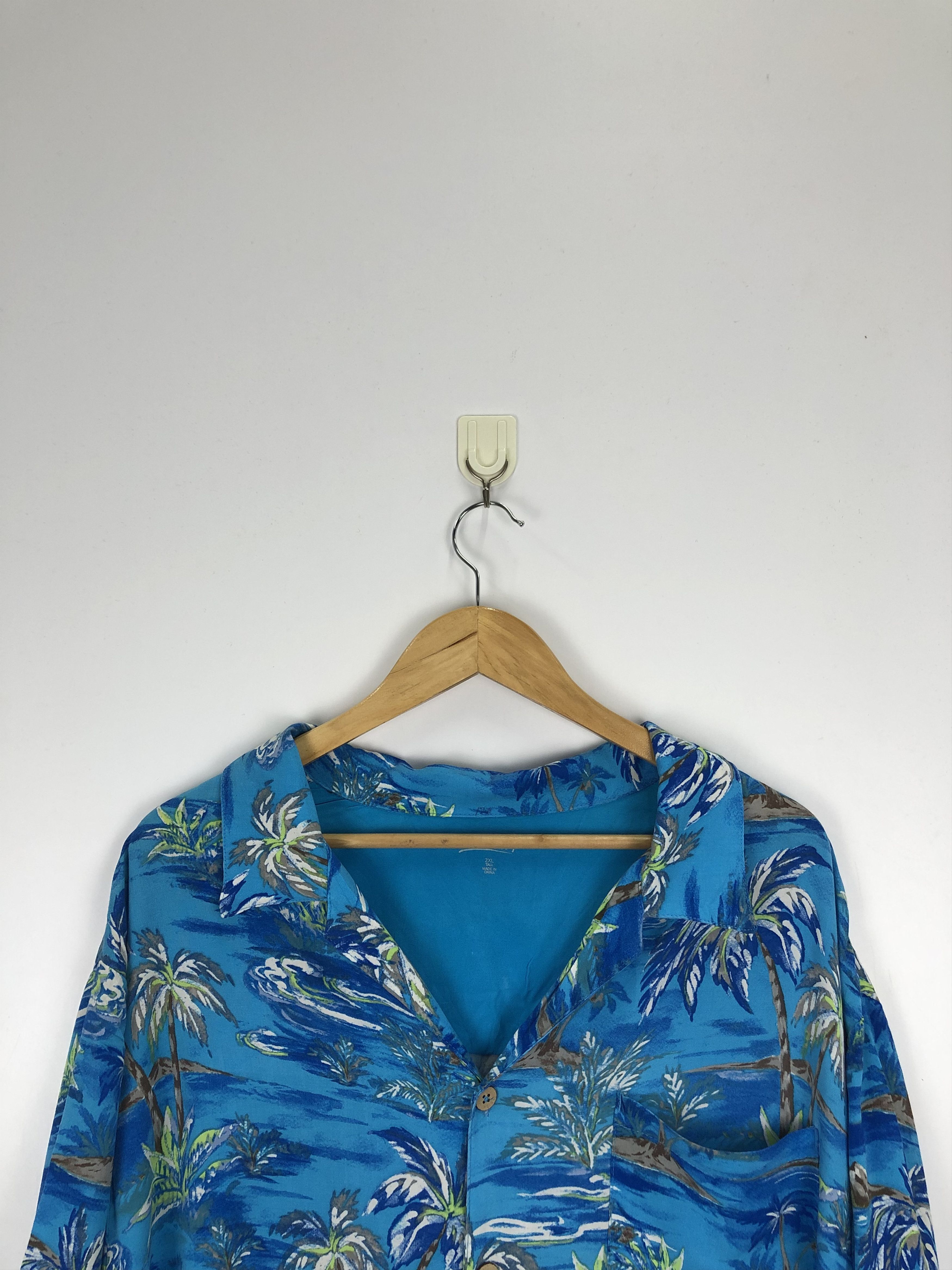Vintage Vintage Rayon Hawaiian Island Motive TA0006 Size US XXL / EU 58 / 5 - 2 Thumbnail