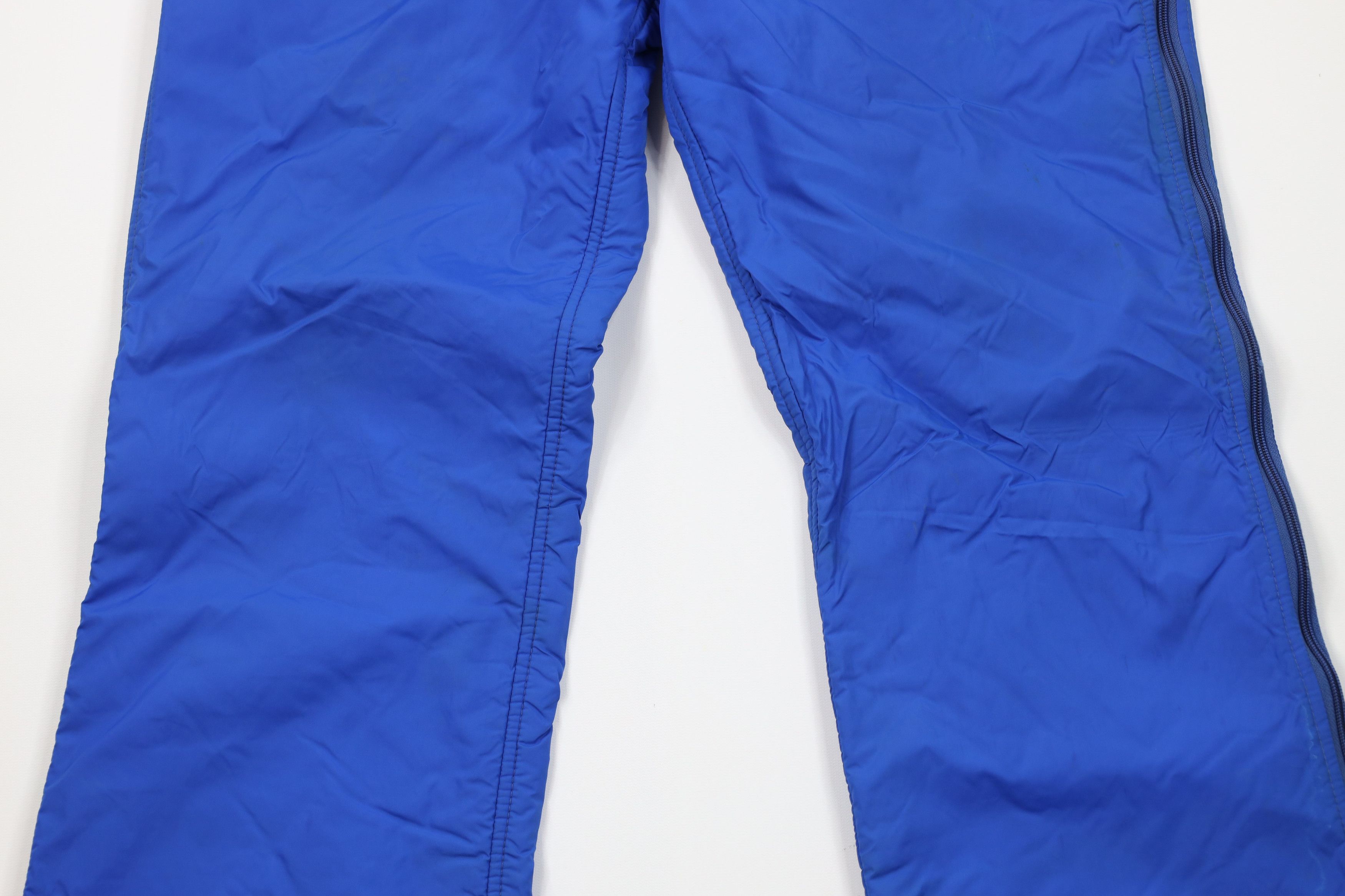 Vintage Vintage 70s Streetwear Lined Winter Snow Pants Blue USA Size US 34 / EU 50 - 3 Thumbnail