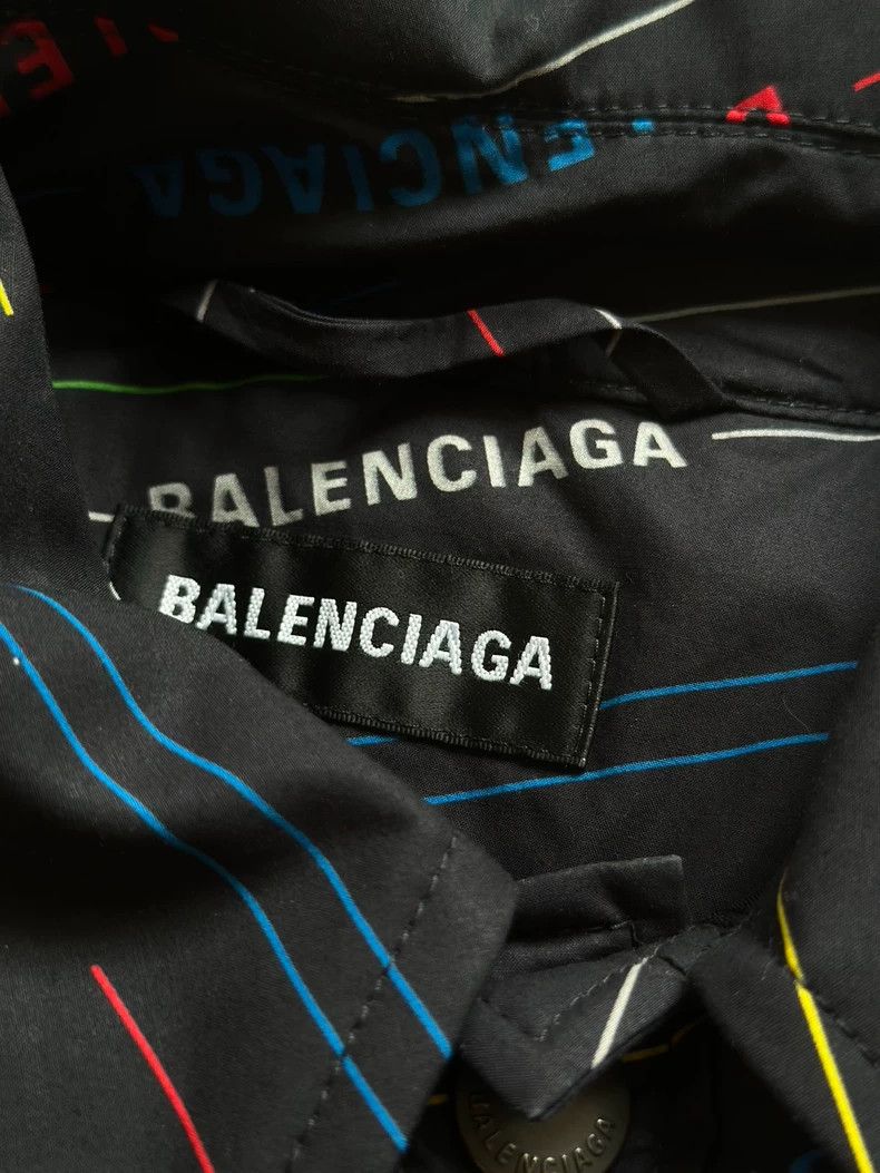 Balenciaga Balenciaga Bullet screen logo short sleeve shirt 2505-Nexta Size US M / EU 48-50 / 2 - 9 Thumbnail