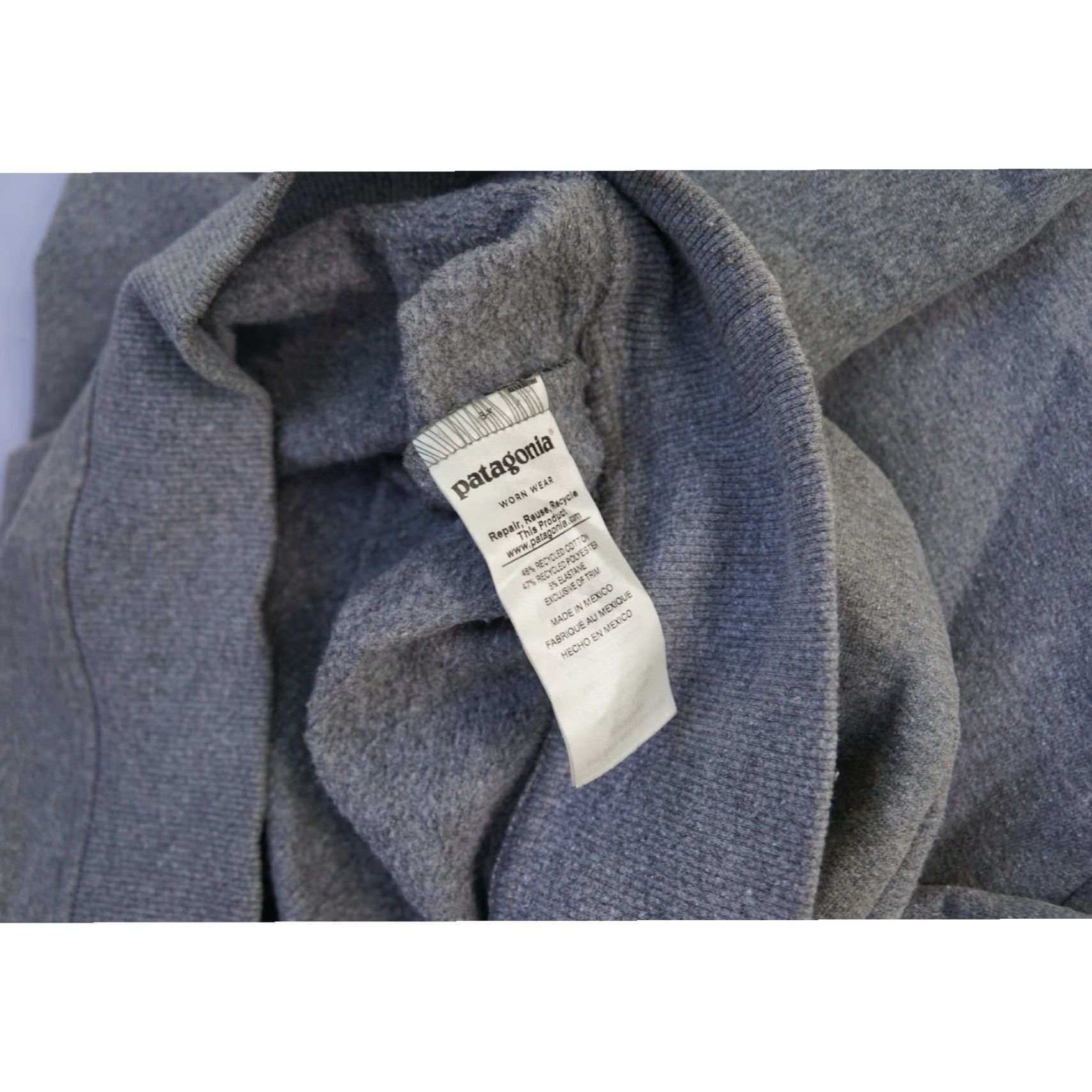 Patagonia VINTAGE Patagonia Uprisal Sweatshirt Men's Gray Fish Logo Crew Size M Size US M / EU 48-50 / 2 - 6 Thumbnail