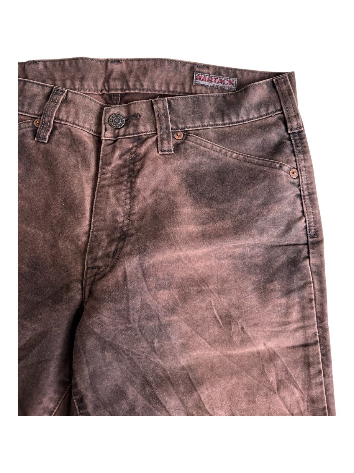 Isamu Katayama Backlash Y2K Barack Super Flare Knee Paded Stone Wash Biker Pants Size US 32 / EU 48 - 5 Thumbnail