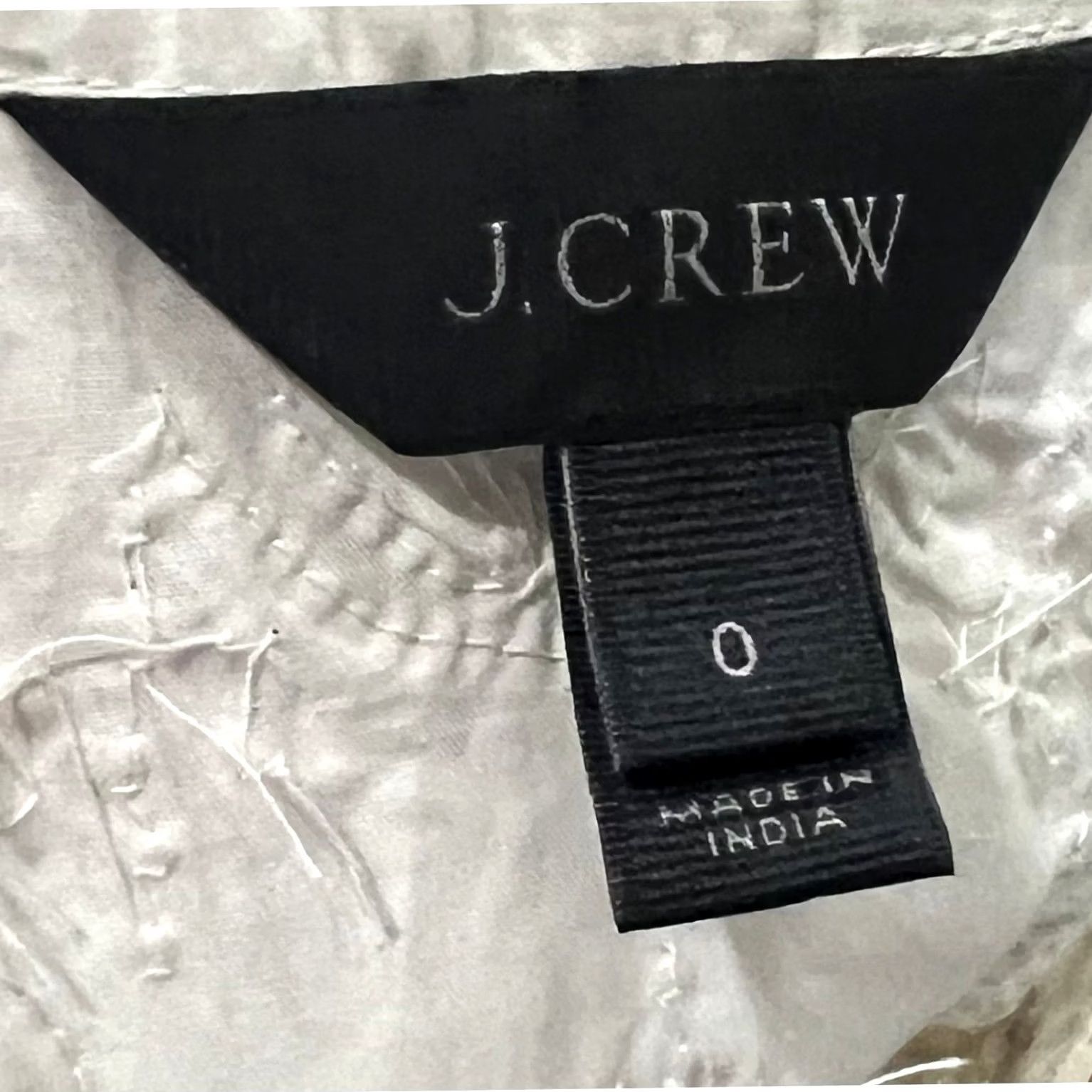 J.Crew J.Crew Blouse Women’s Beaded Sequin Top Tunic Ivory Off-White Split Neck Size 0 Womens Blouse Size XS / US 0-2 / IT 36-38 - 8 Thumbnail
