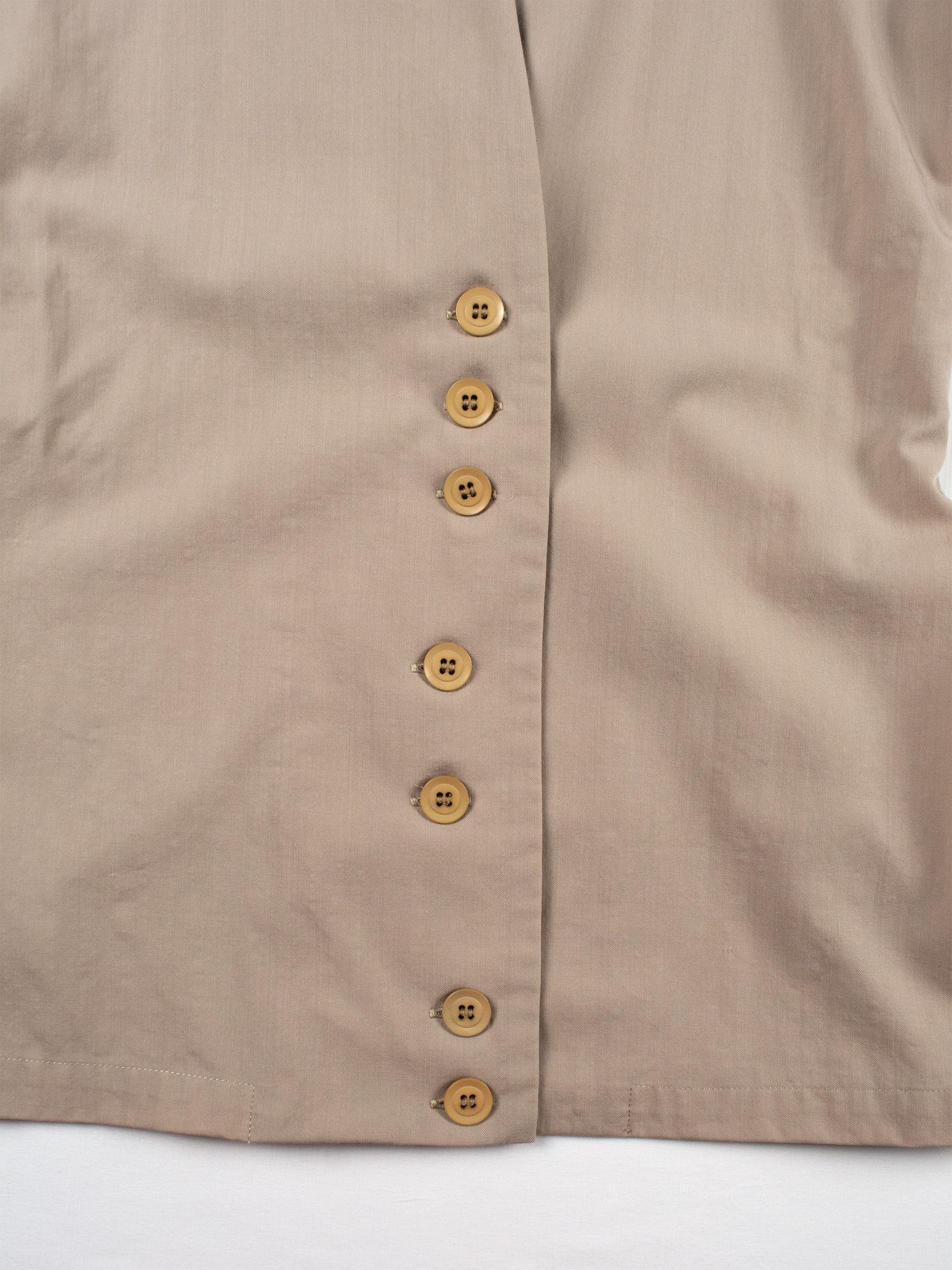 Yohji Yamamoto vintage 1980s / 1990s Yohji Yamamoto linen shirt Size M / US 6-8 / IT 42-44 - 5 Thumbnail