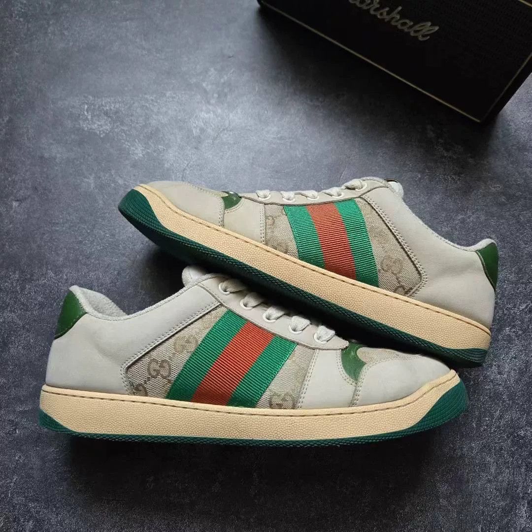 Gucci Gucci Distressed Lowtop Sneakers 41 Men Size US 8.5 / EU 41-42 - 1 Thumbnail
