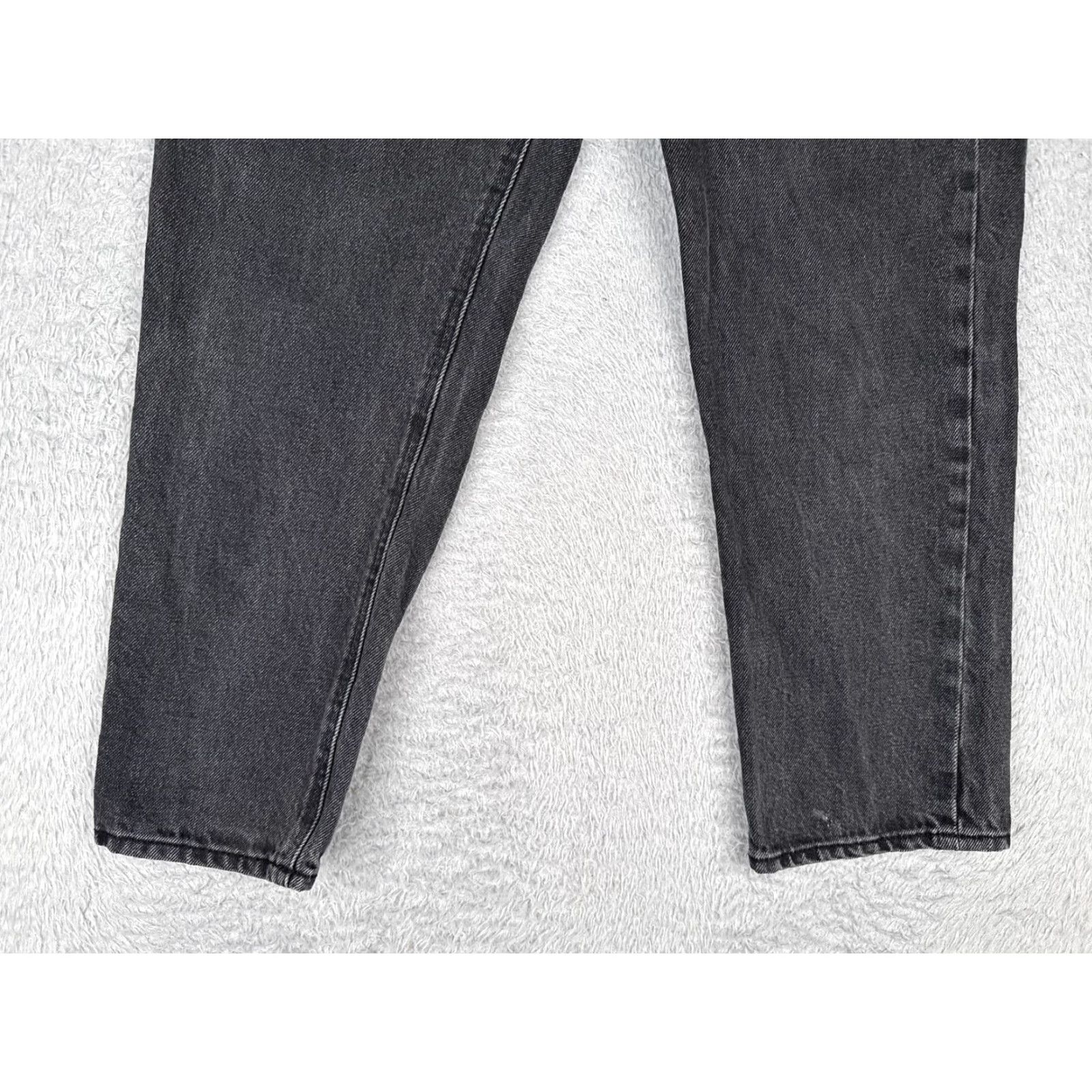 Old Navy VINTAGE Old Navy Jeans Womens 4 Black Charcoal Straight Leg Zip Fly Denim Five Pocket Size 27" / US 4 / IT 40 - 2 Thumbnail