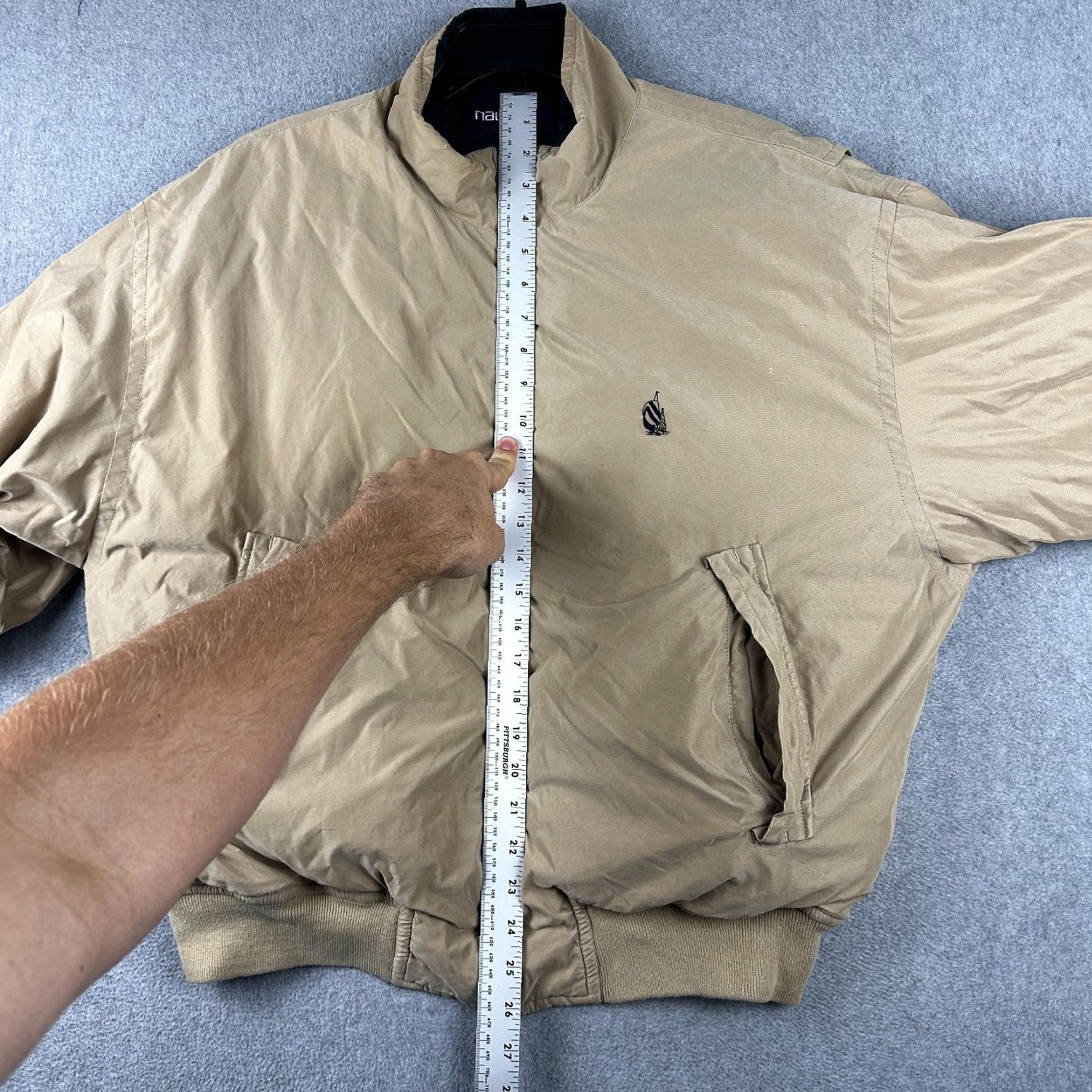 Nautica VINTAGE Nautica Jacket Mens M Khaki Reversible Bomber Blackwatch Plaid 90s Size US M / EU 48-50 / 2 - 5 Thumbnail