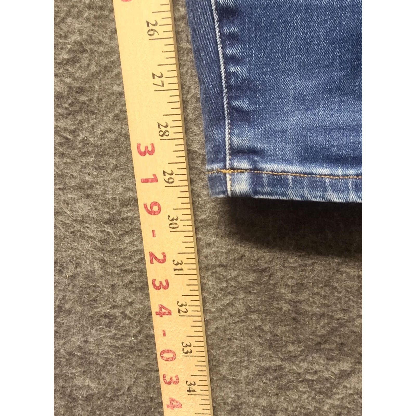 Vintage Duluth Jeans Womens 8x30 Asset Management Skinny Fit High Rise Stretch Denim Blue 5-Pocket Mens Womens Boys Girls (Note: If Mascot) Size 30" / US 8 / IT 44 - 6 Thumbnail