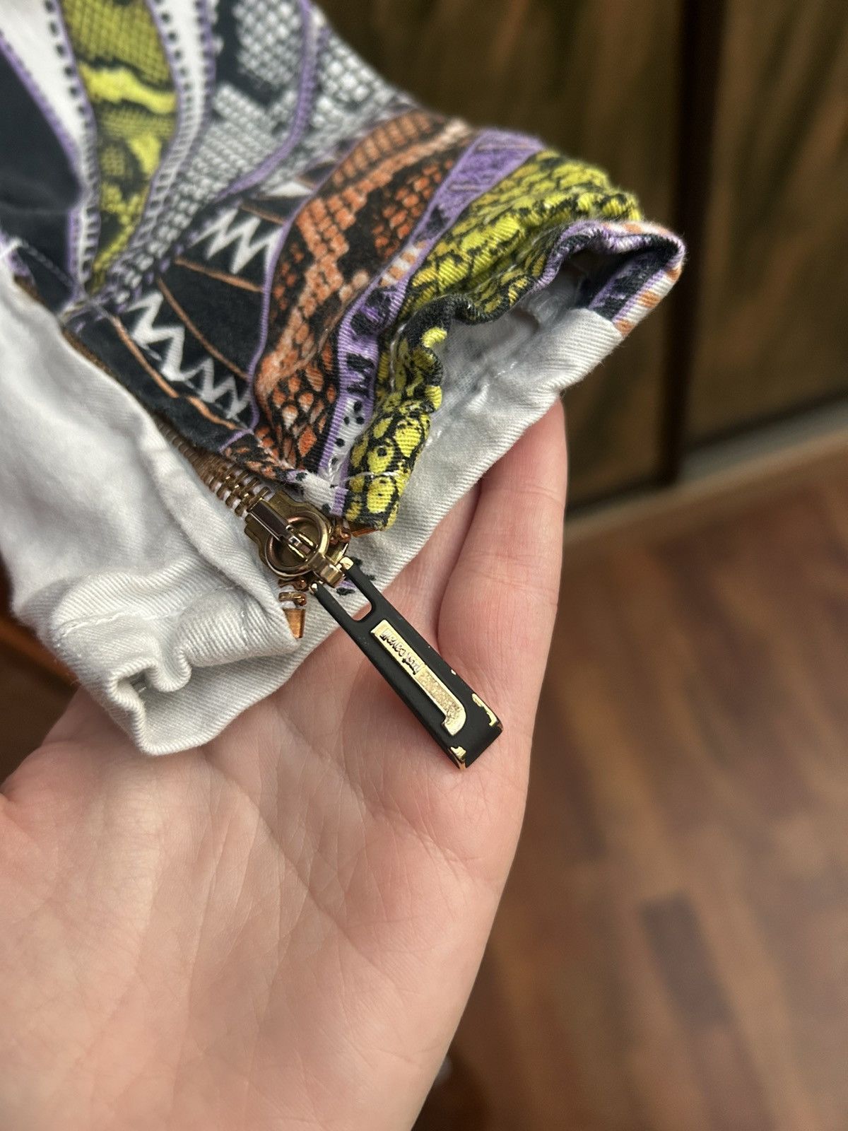 Just Cavalli Vintage Just Cavalli Floral Print Skinny Jeans Ankle Zip Size 26" / US 2 / IT 38 - 13 Thumbnail