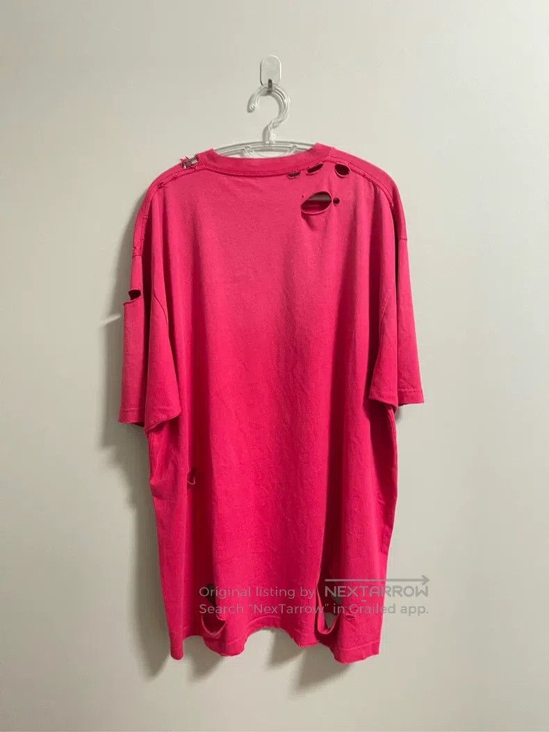 Balenciaga Balenciaga Ripped T-Shirt Size US XS / EU 42 / 0 - 2 Thumbnail