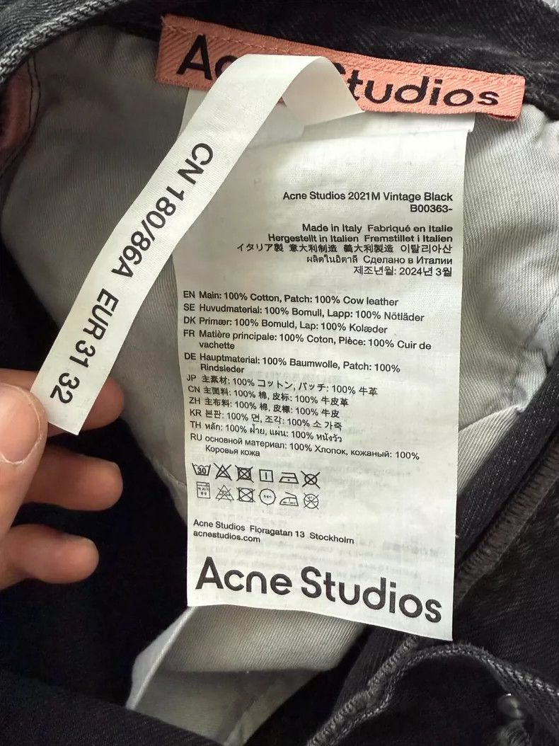 Acne Studios acne studios black jeans 2504-Nextarrow Size US 31 - 2 Thumbnail