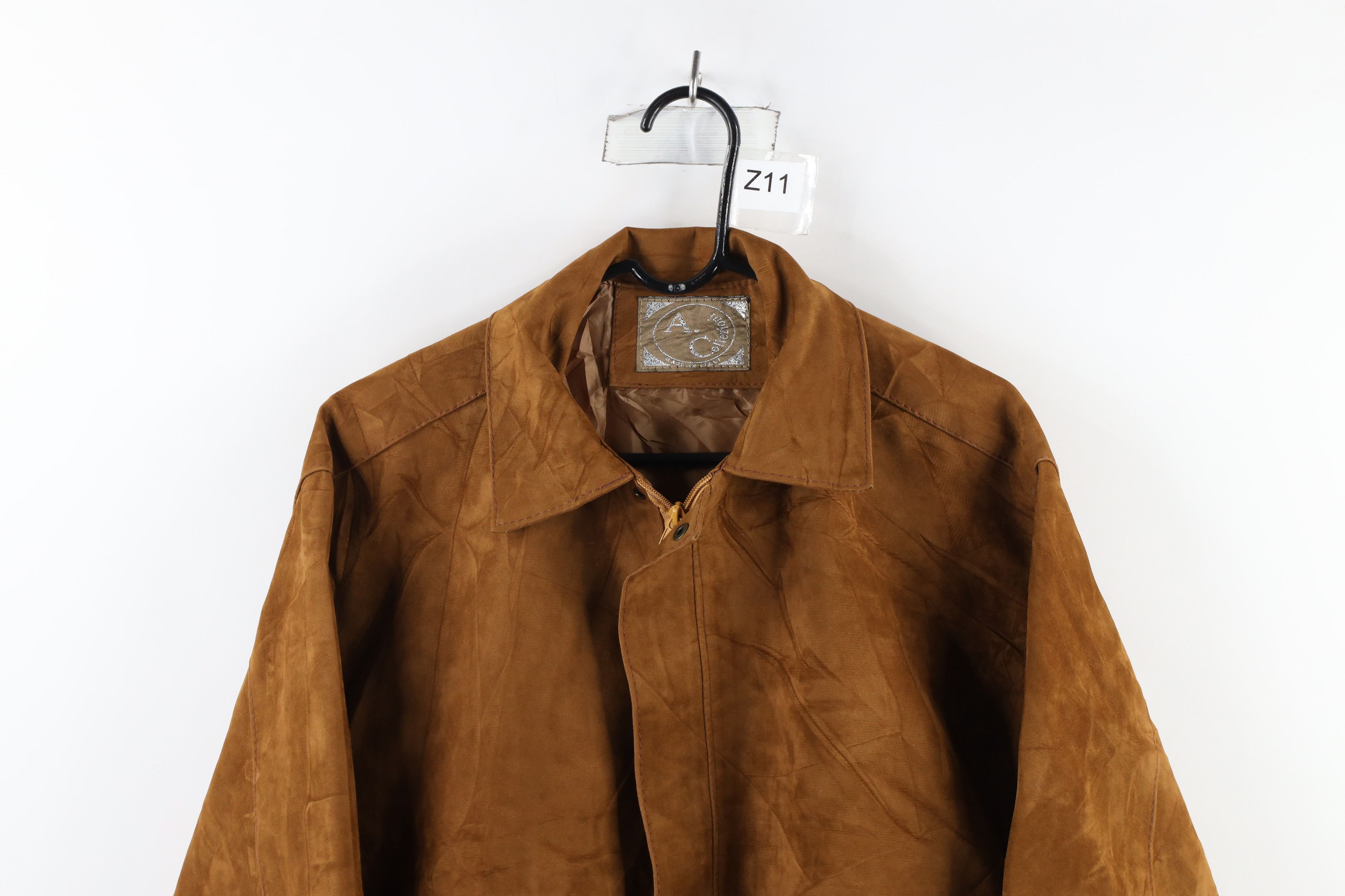 Vintage Vintage 90s Streetwear Full Zip Flight Bomber Jacket Size US L / EU 52-54 / 3 - 2 Thumbnail