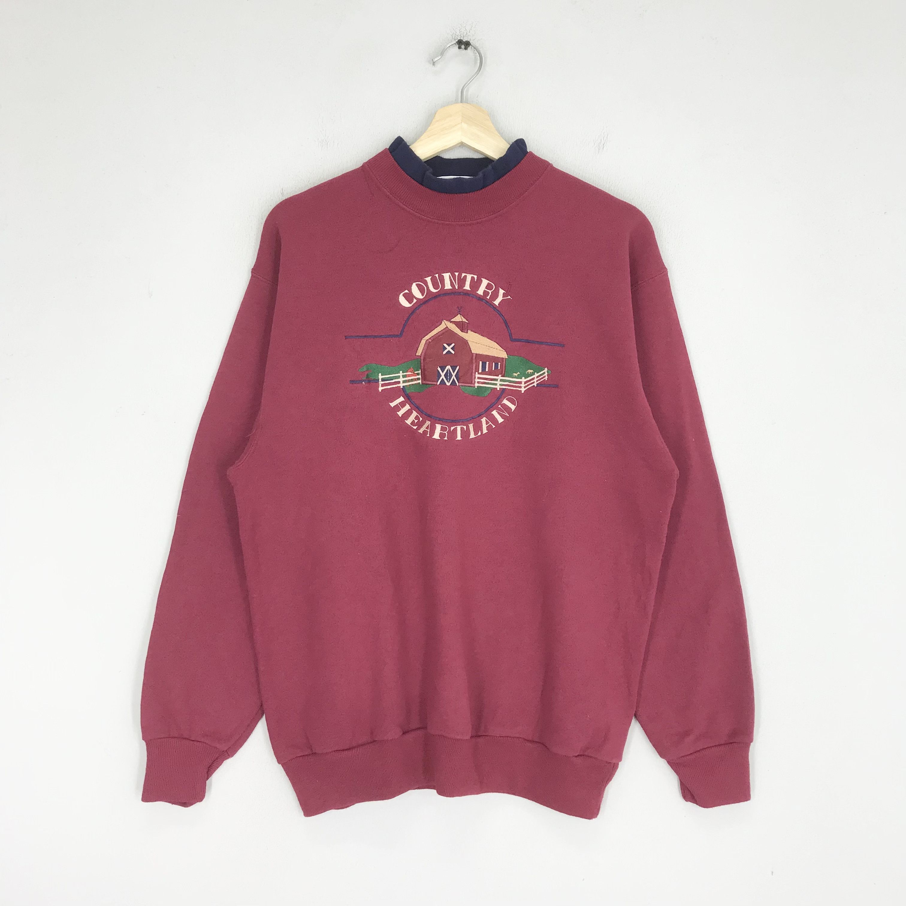 Vintage Vintage 90s Country Heartland Sweatshirt - 226 Size US M / EU 48-50 / 2 - 1 Thumbnail