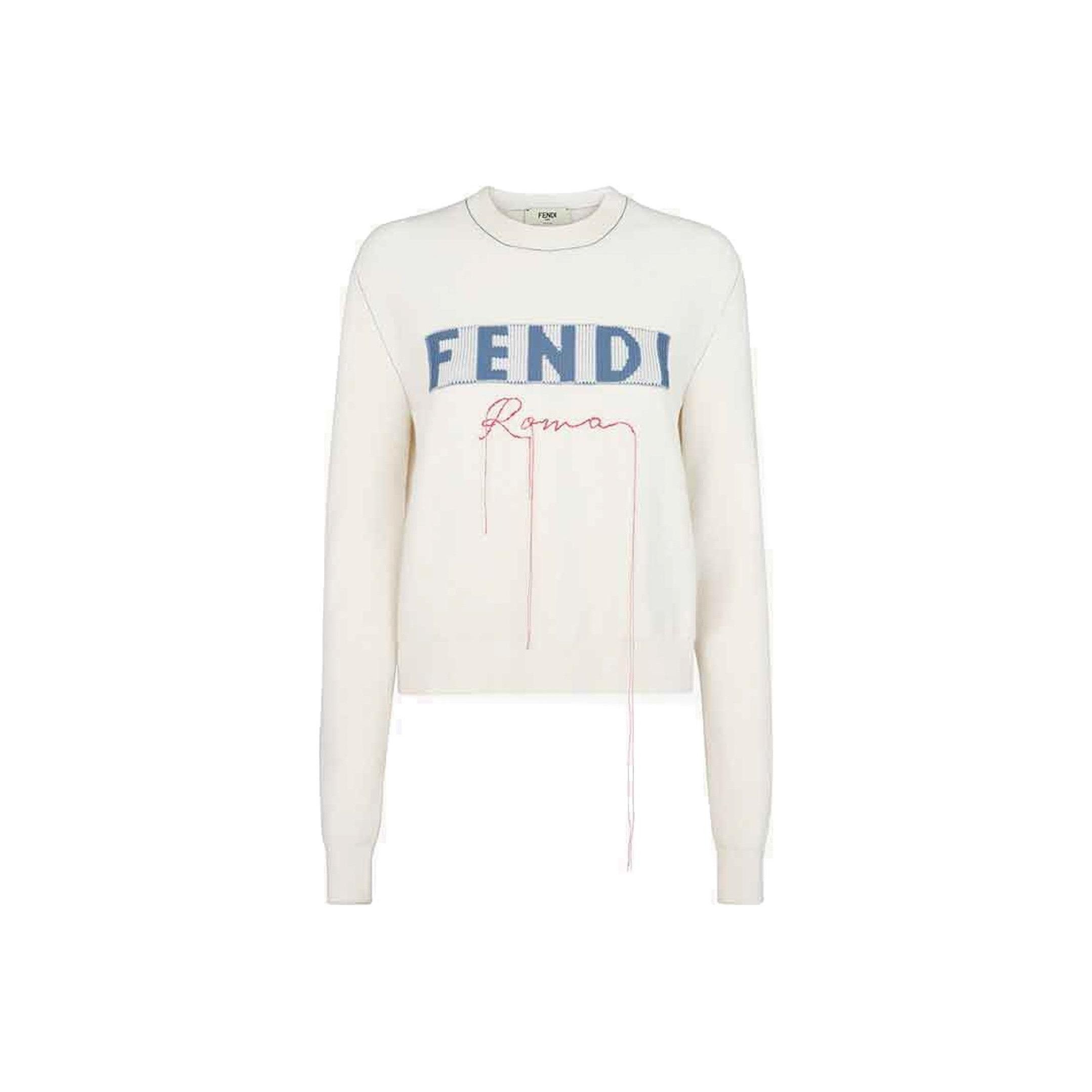 Fendi Fendi Logo Cashmere Sweater Size 38 Size XS / US 0-2 / IT 36-38 - 1 Thumbnail