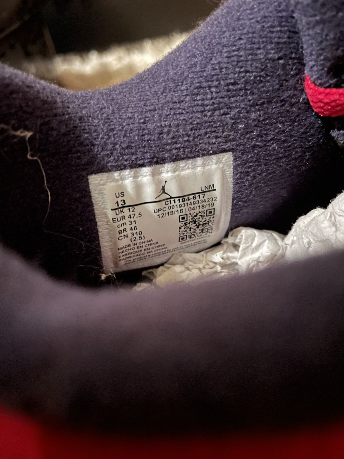 Jordan Brand Jordan 4 Fiba Size US 13 / EU 46 - 7 Thumbnail