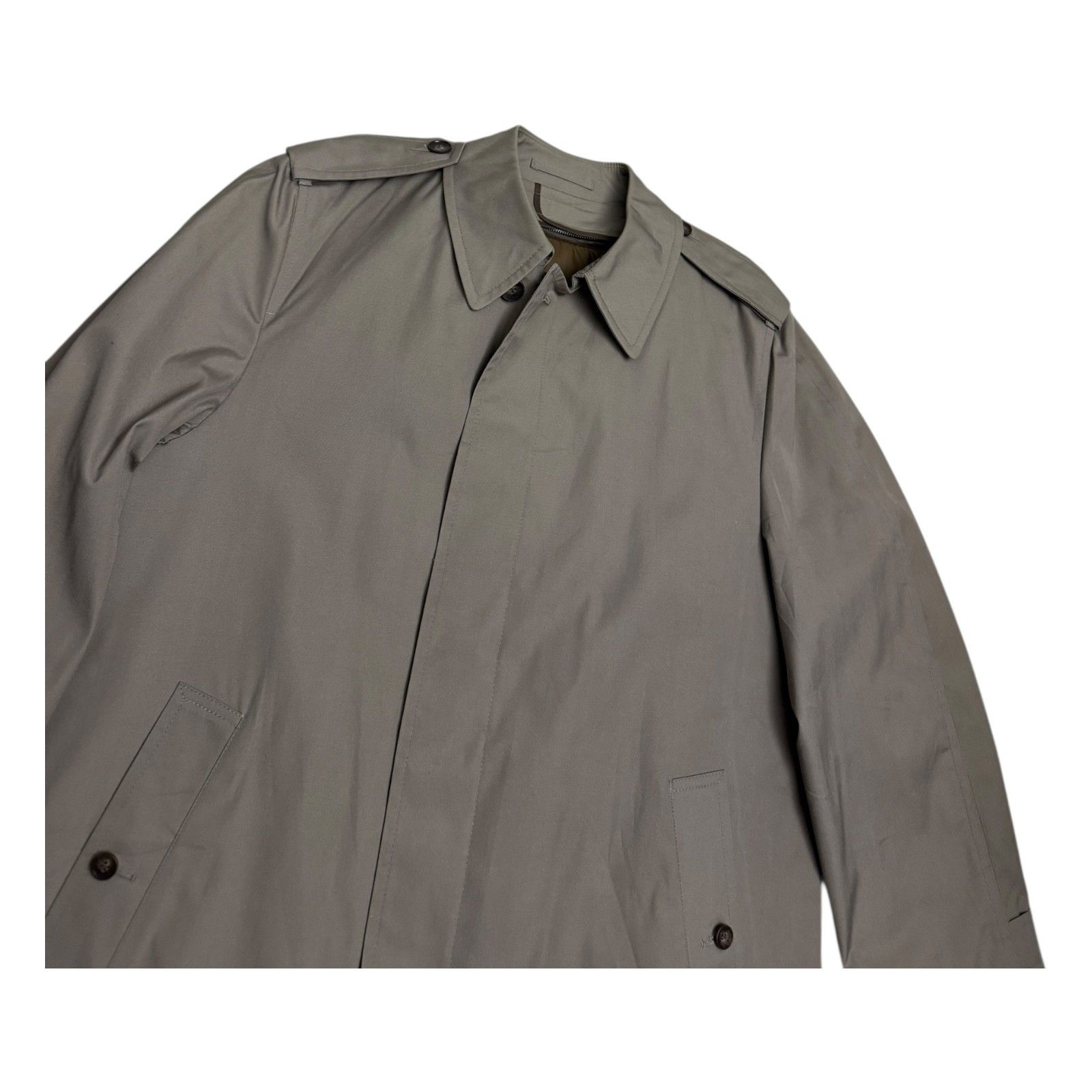 London Fog LONDON FOG Vintage Tan Luxury Winter Trench Coat 40R Size US L / EU 52-54 / 3 - 4 Thumbnail