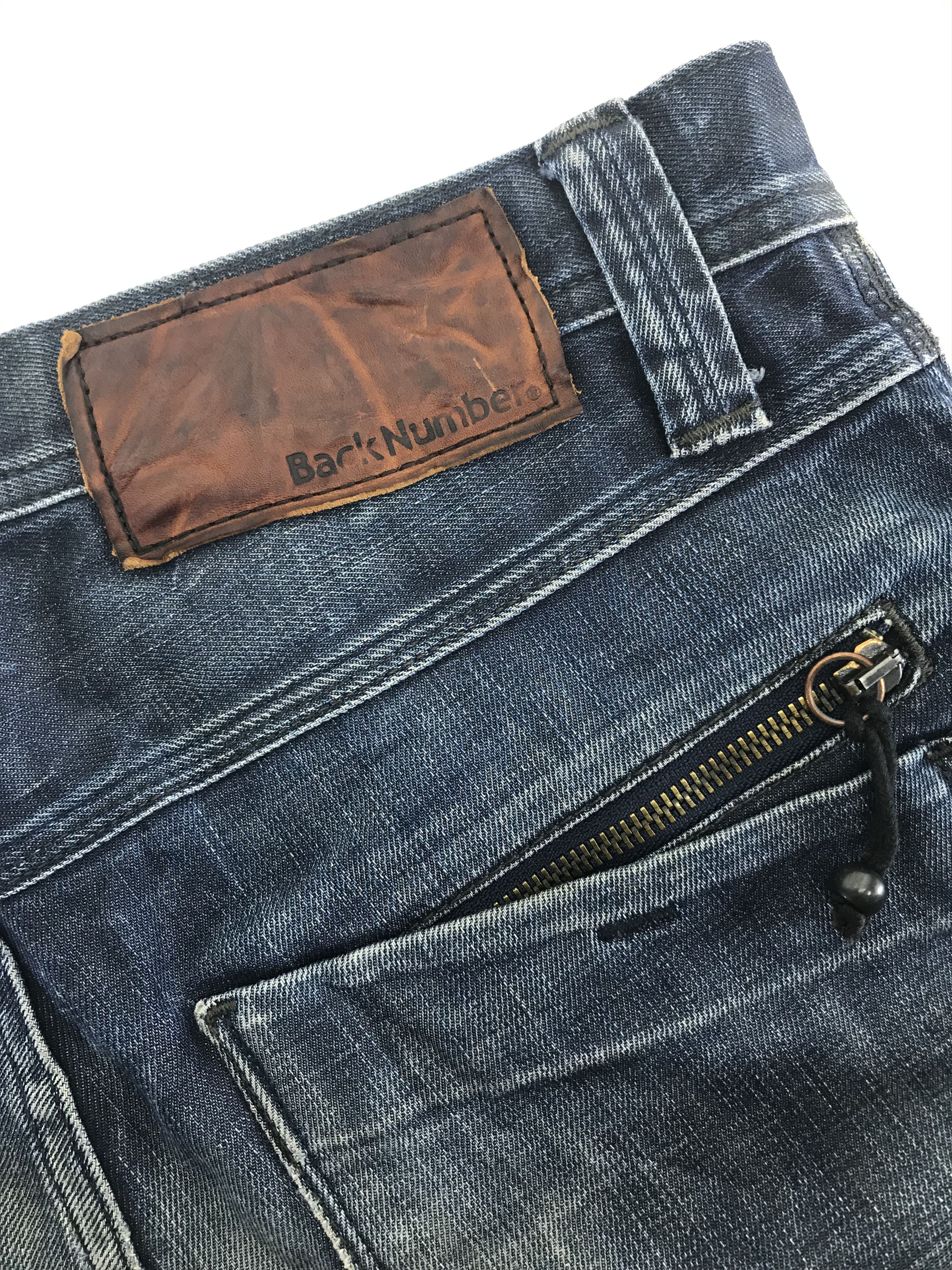 Japanese Brand Vintage Back Number Japanese Blue Jeans Size US 30 / EU 46 - 12 Thumbnail