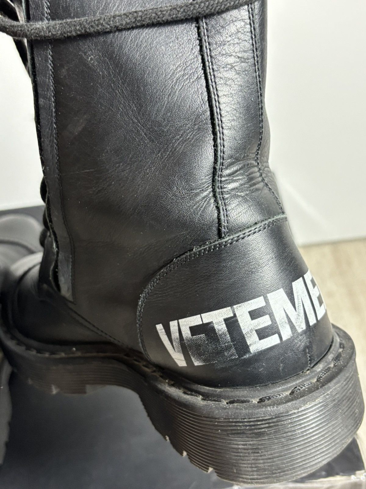 Vetements Vetements Combat Leather Bootd Size US 7 / EU 40 - 8 Thumbnail