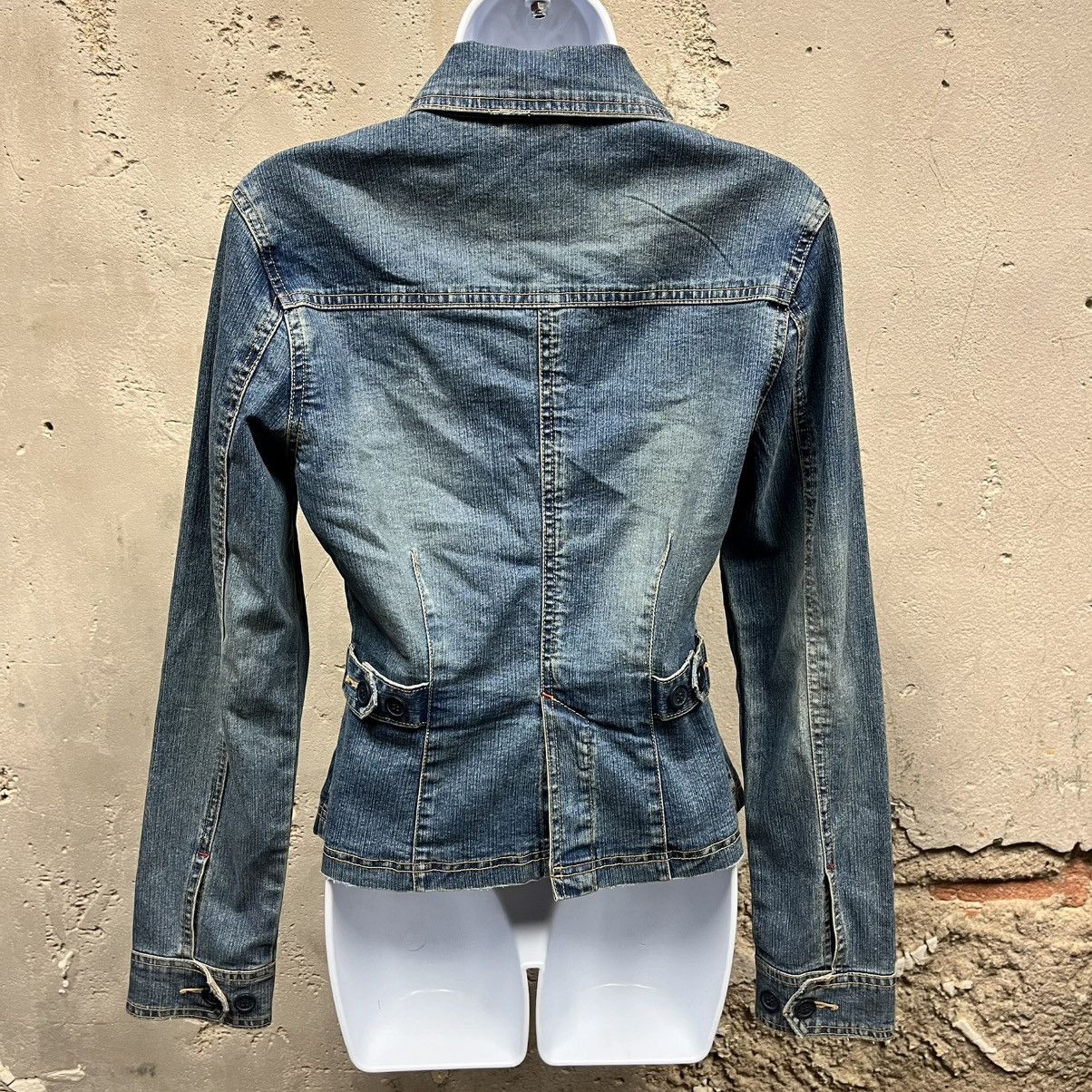 Vintage Plugg Y2K Vintage Button Down Lightweight Denim Jacket Girly Size M / US 6-8 / IT 42-44 - 4 Thumbnail