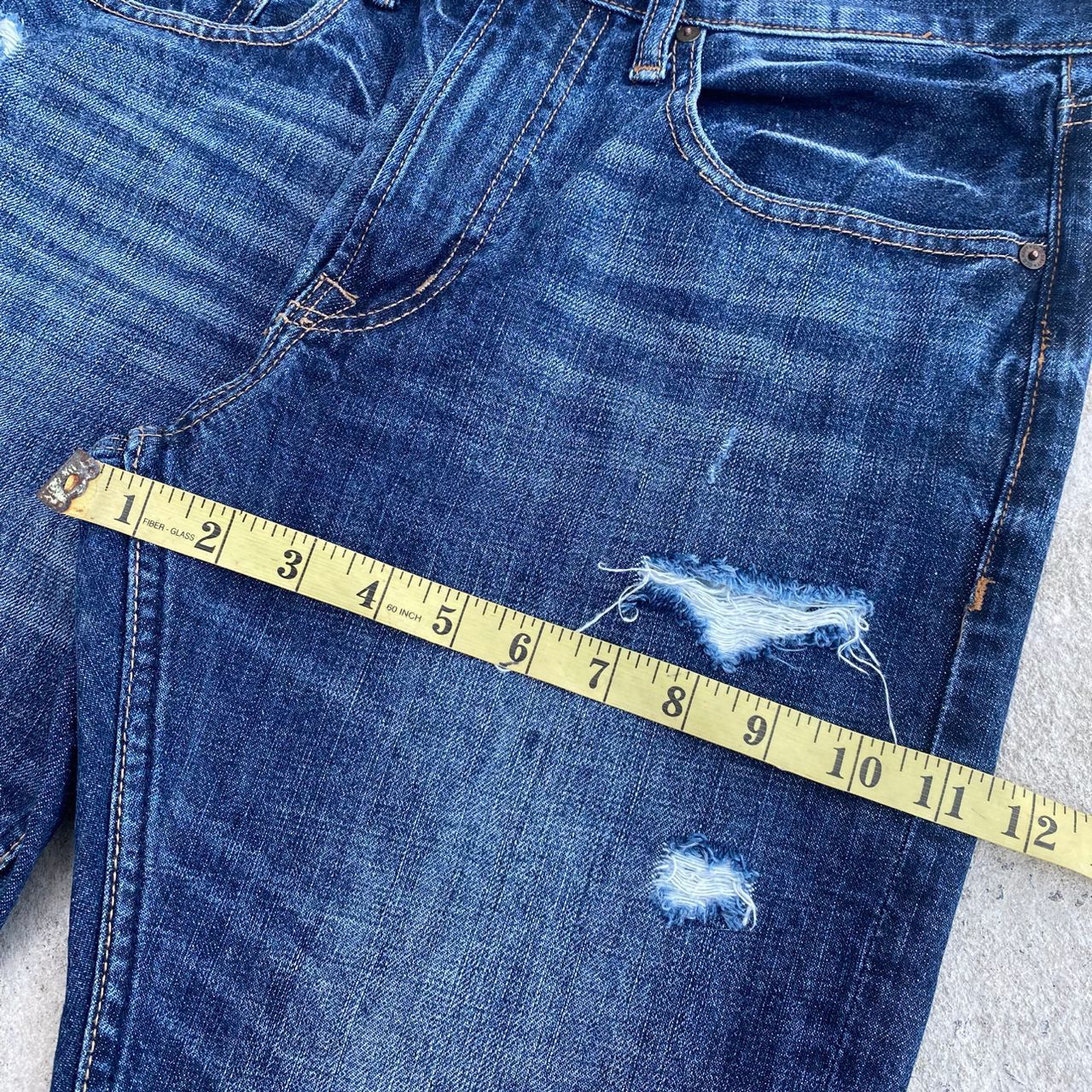 Old Navy Vintage Old Navy Slim Distressed Denim Size US 32 / EU 48 - 6 Thumbnail