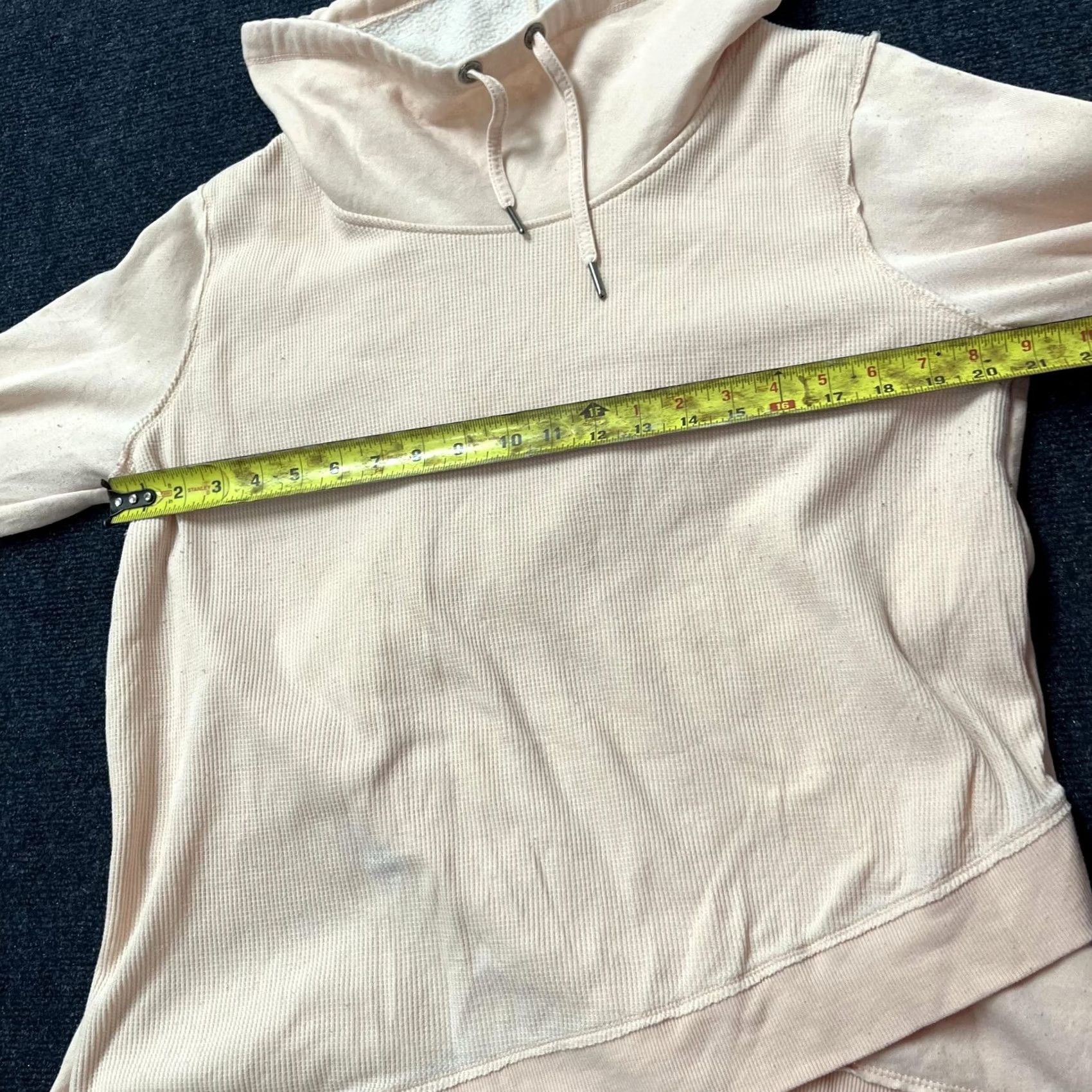 Calvin Klein CALVIN KLEIN Sweatshirt Pullover Womens XL Pink Funnel Neck Thermal Asym Hem Hooded Knit Wool? (Note: The model expects no added info) Size XL / US 12-14 / IT 48-50 - 7 Thumbnail