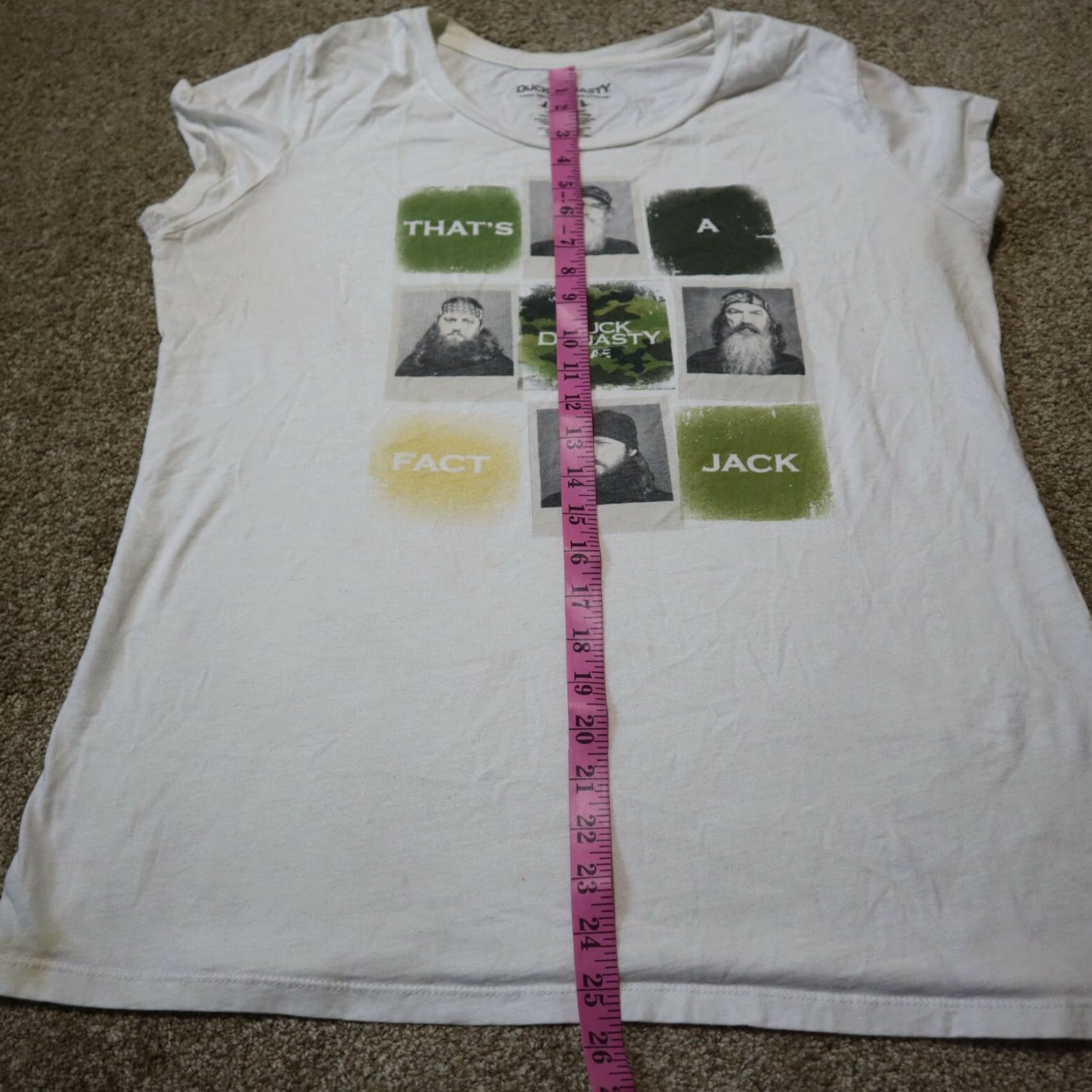 Vintage Duck Dynasty Shirt Women's 3XL XXXL White That's A Fact Jack Ladies T-Shirt Size XXL / US 16-18 / IT 52-54 - 5 Thumbnail