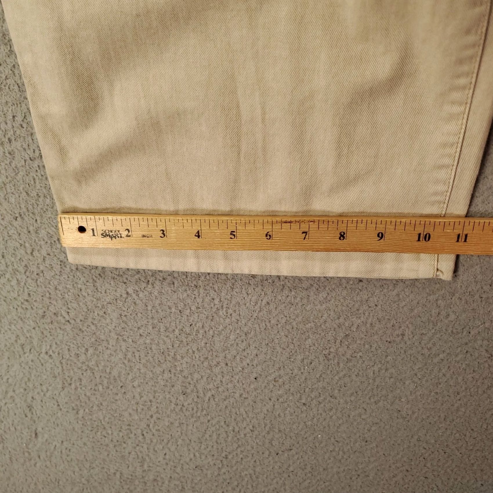 Gap VINTAGE Gap Jeans Wide-Leg Beige 14 26in Inseam 100% Cotton Relaxed Women's Hip Hop 90s Grunge Baggy NWT Size 36" / US 14 / IT 50 - 5 Thumbnail
