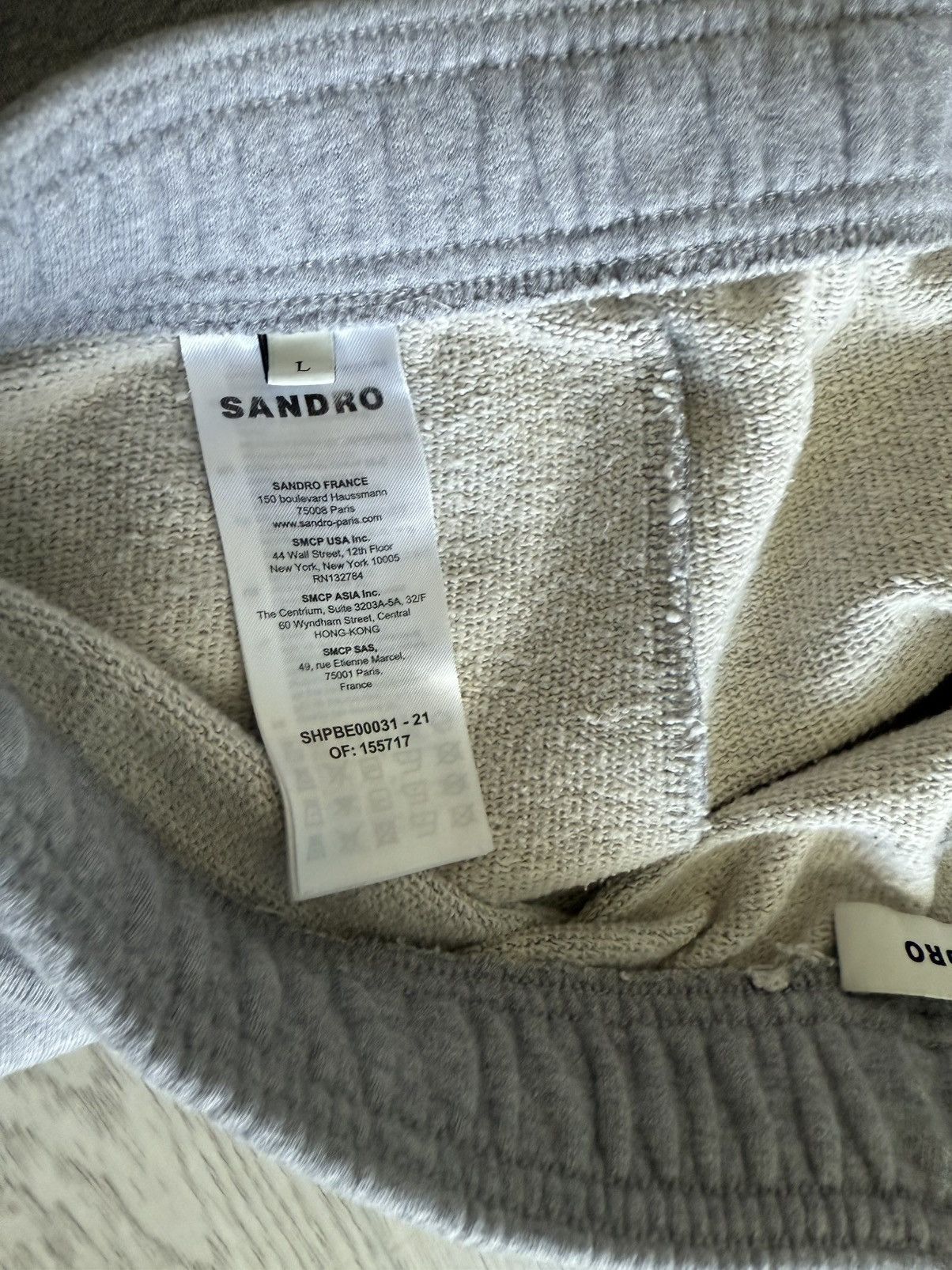 Sandro Sandro Grey Track Shorts Size US 32 / EU 48 - 7 Thumbnail