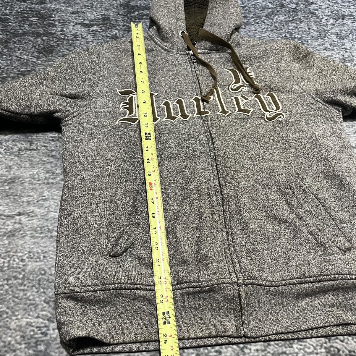 Hurley Vintage Y2K Hurley Grunge Skater Fleece Zip Up Hoodie Small Size US S / EU 44-46 / 1 - 11 Thumbnail