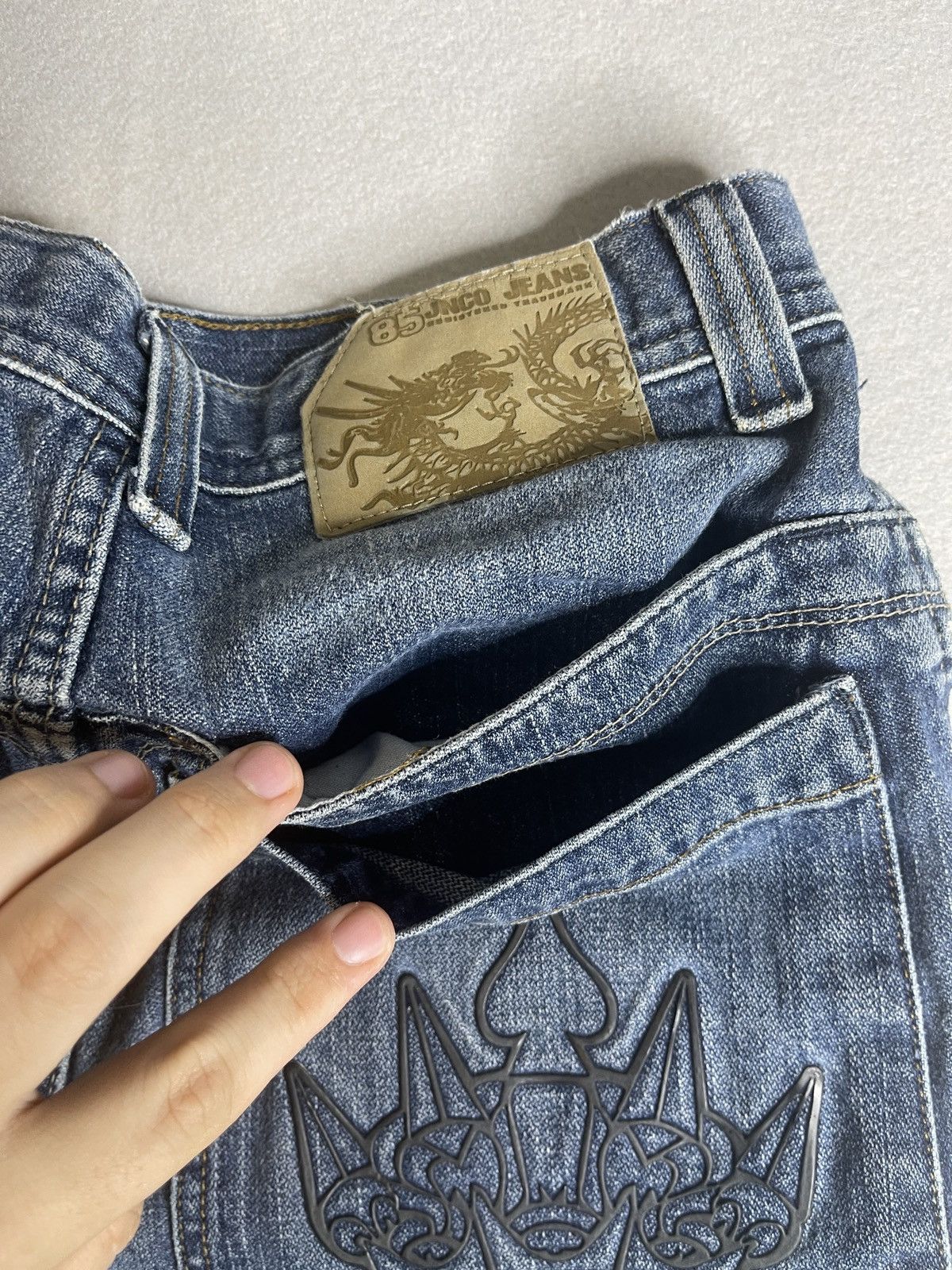 JNCO Vintage JNCO Jeans Size 14 Actual 28x28 Crown Straight Leg Size US 28 / EU 44 - 15 Thumbnail