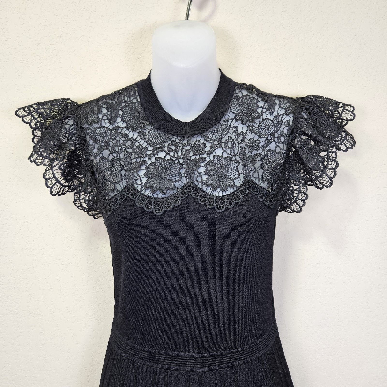 Other Shoshanna Sandra Dress M Black Whimsigoth Size M / US 6-8 / IT 42-44 - 3 Thumbnail