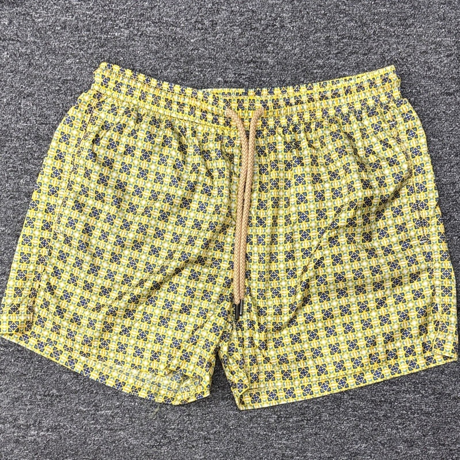 Other NWT Fefe Stylish Yellow and Blue Swim Trunks Size XL Size US 40 / EU 56 - 5 Thumbnail