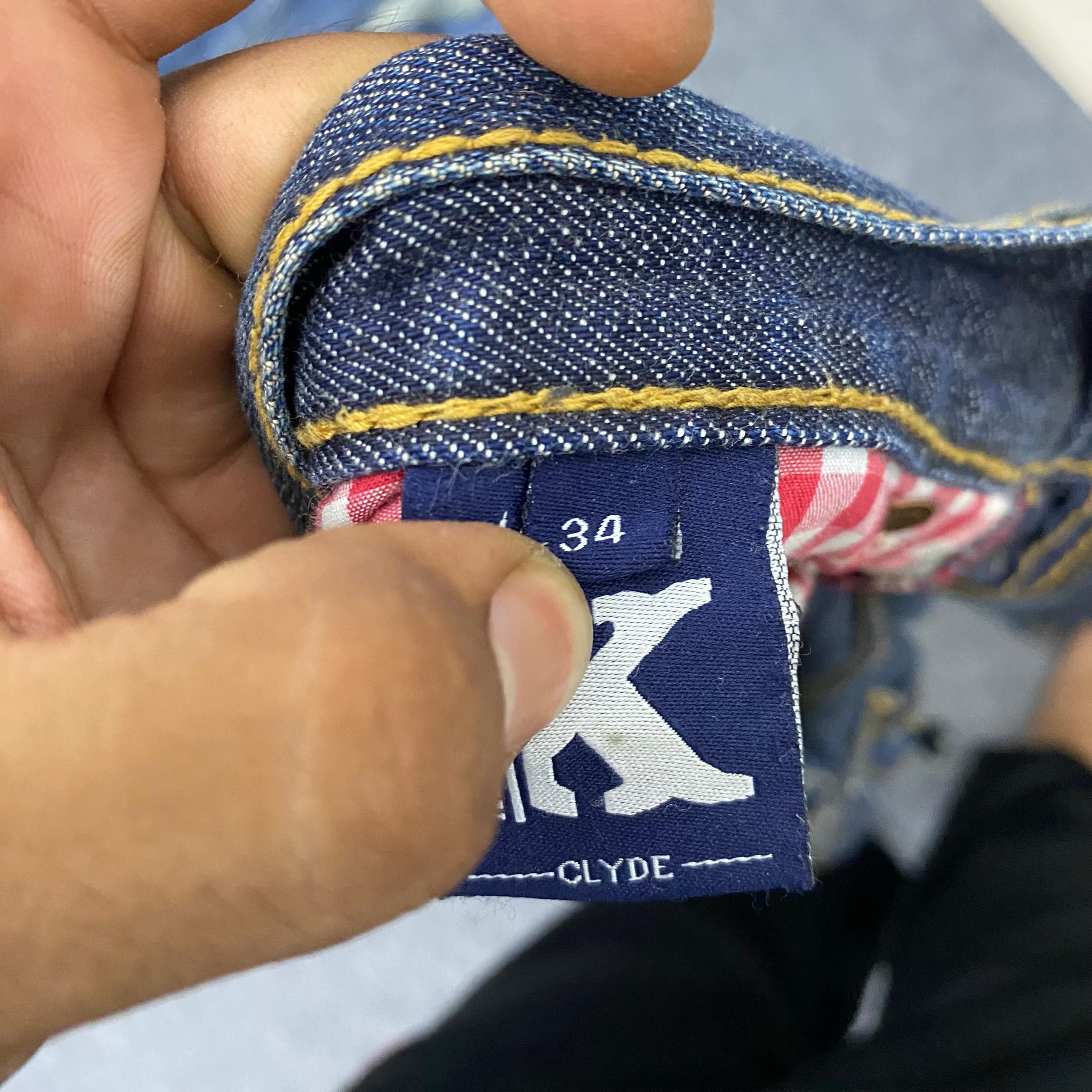 If Six Was Nine Vintage Kentucky Distressed Flare Denim Size US 34 / EU 50 - 15 Thumbnail