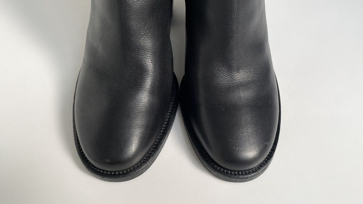 Haider Ackermann Sample Black Leather Thigh High Boots Size US 8 / IT 38 - 6 Thumbnail