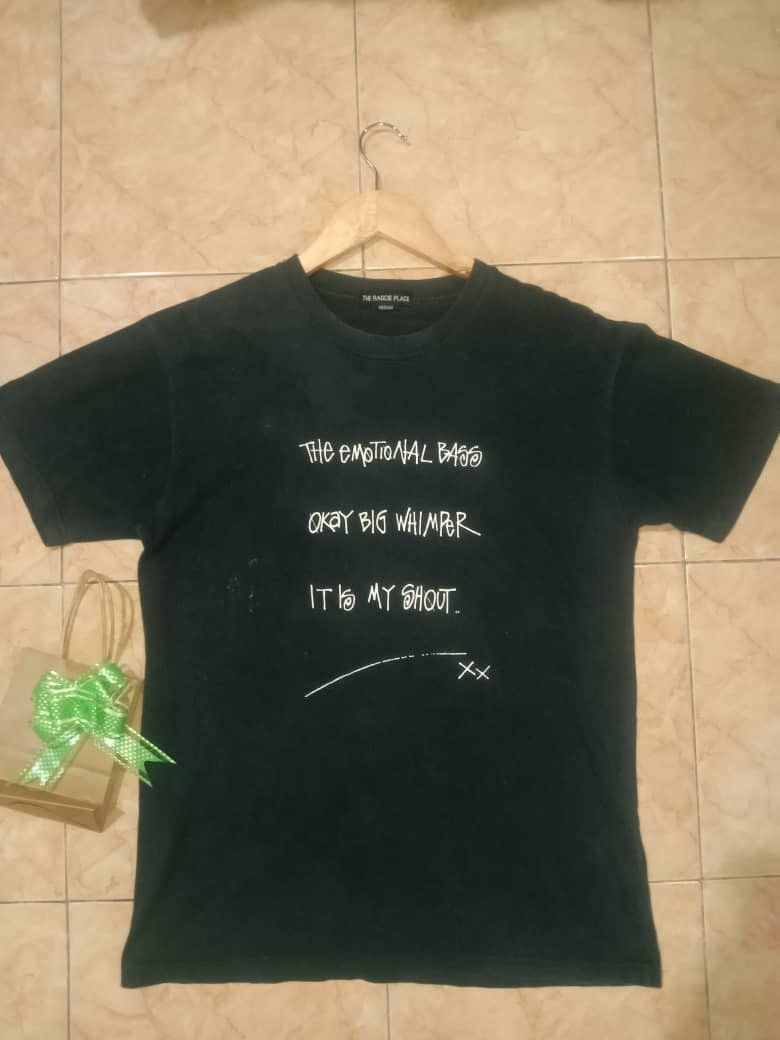 Vintage the ragcie place Poem Japanese black Tee Size US M / EU 48-50 / 2 - 1 Thumbnail