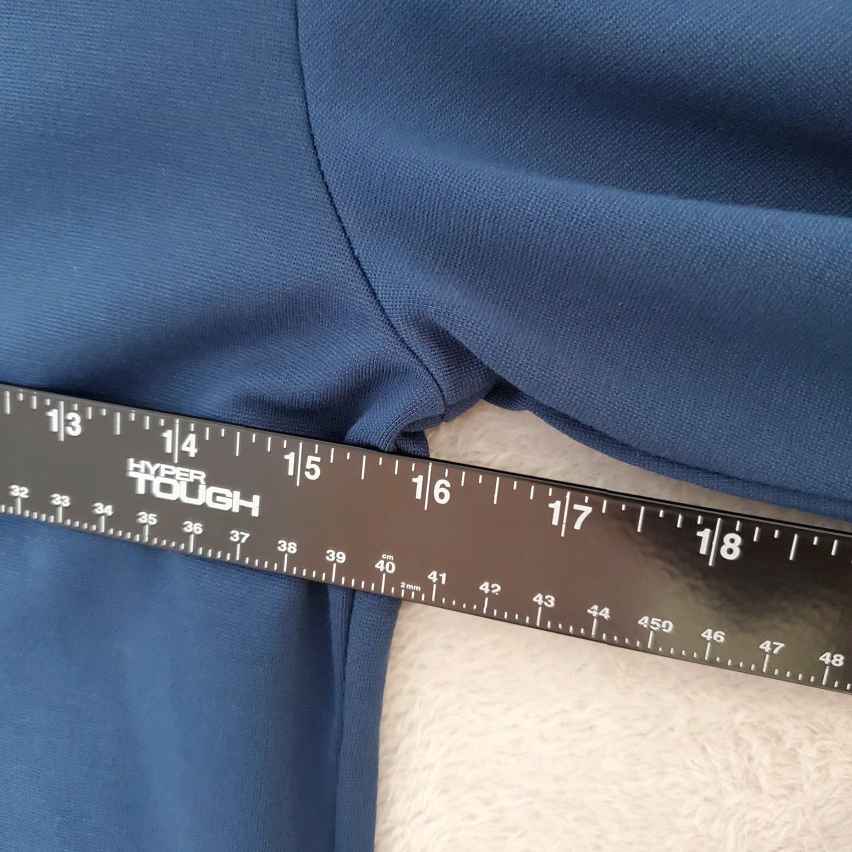 Vintage Bryn Walker Top Women XS Blue 3/4 Sleeve Pullover Stretch Minimalist Capsule USA Size XS / US 0-2 / IT 36-38 - 7 Thumbnail
