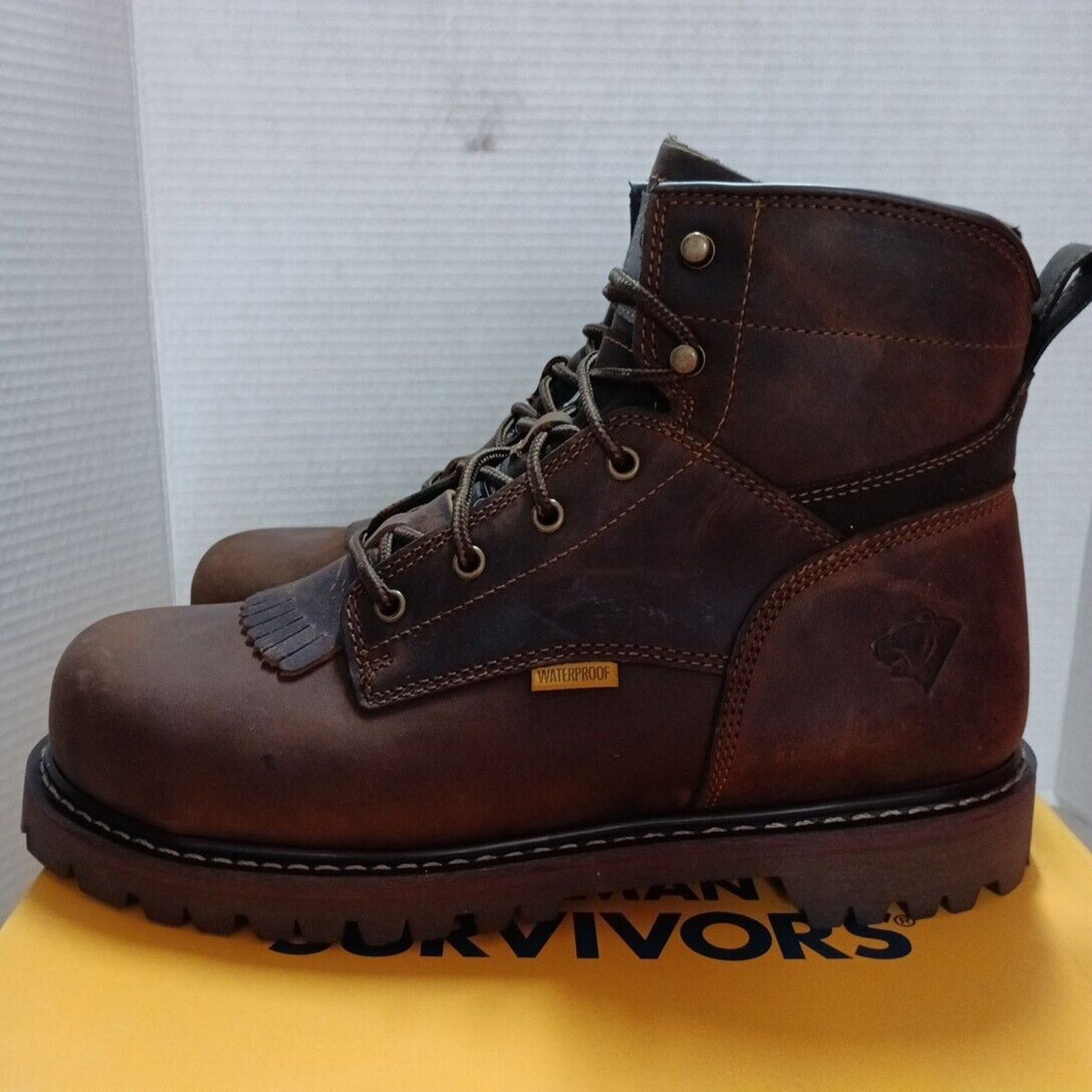 Other HERMAN SURVIVORS Steel Toe Work Boots Men's Size 11 Brown Size US 11 / EU 44 - 4 Thumbnail
