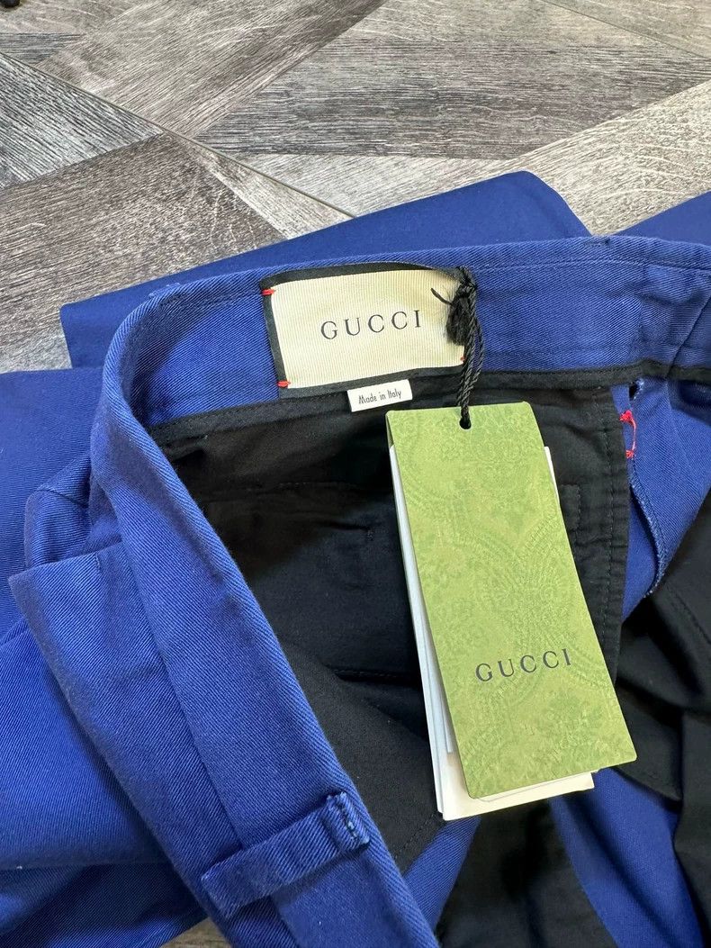 Gucci Gucci Dark blue trousers 2503-Nextarrow Size US 32 / EU 48 - 4 Thumbnail